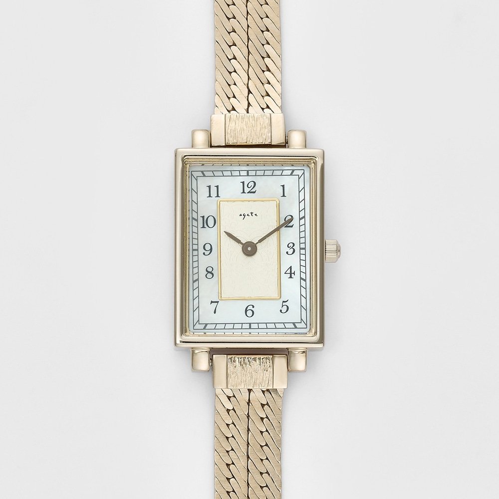 アガット　腕時計 楽天市場】スクエアフェイスウォッチ 【AGETENO.26YG時計】 agete