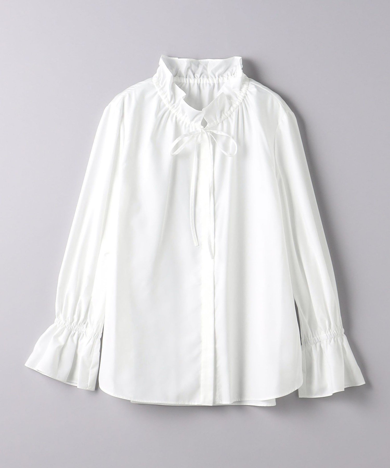 UNITED ARROWS フリルカラー フレアスリーブ ブラウス ユナイテッド 