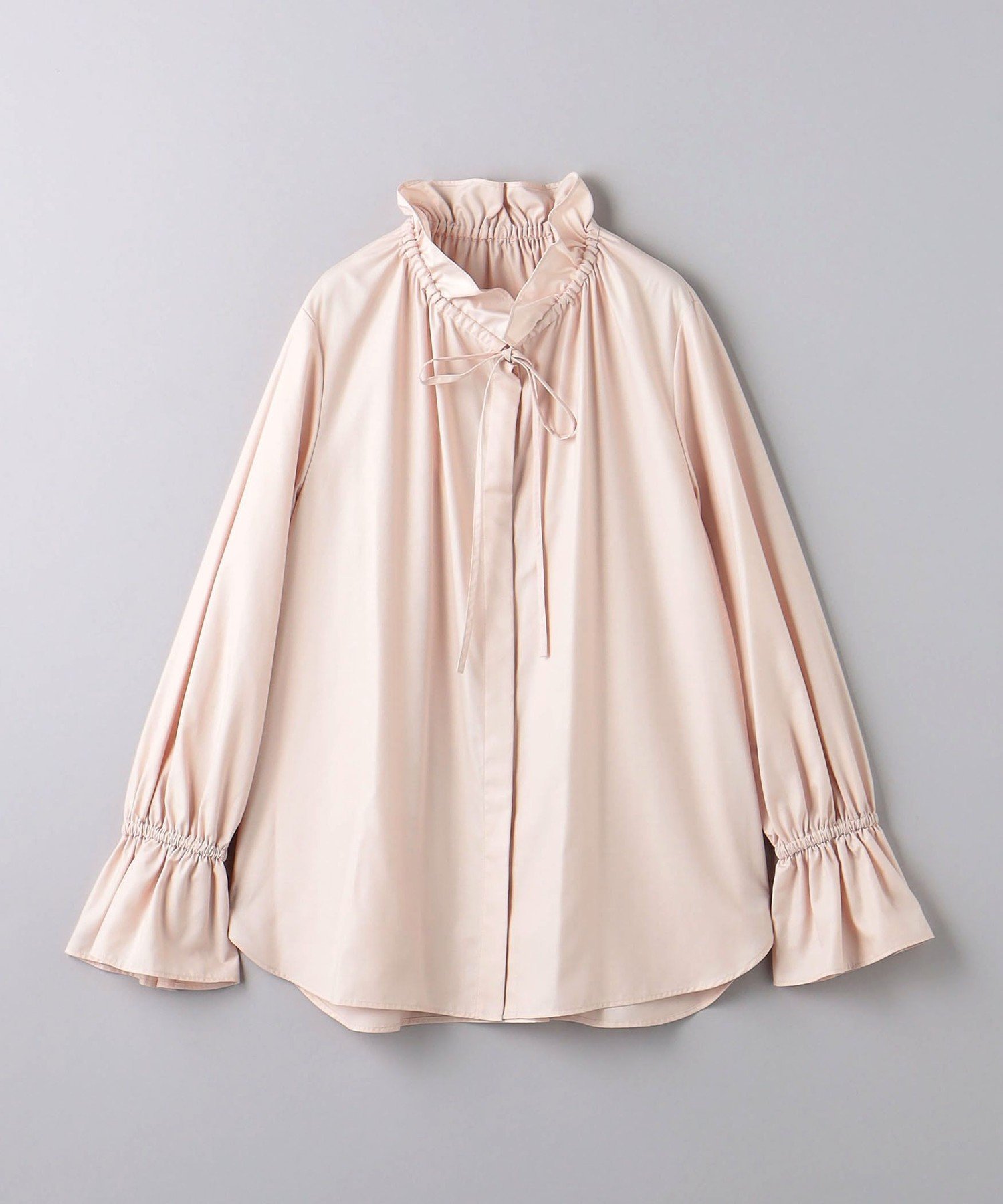 UNITED ARROWS フリルカラー フレアスリーブ ブラウス ユナイテッド