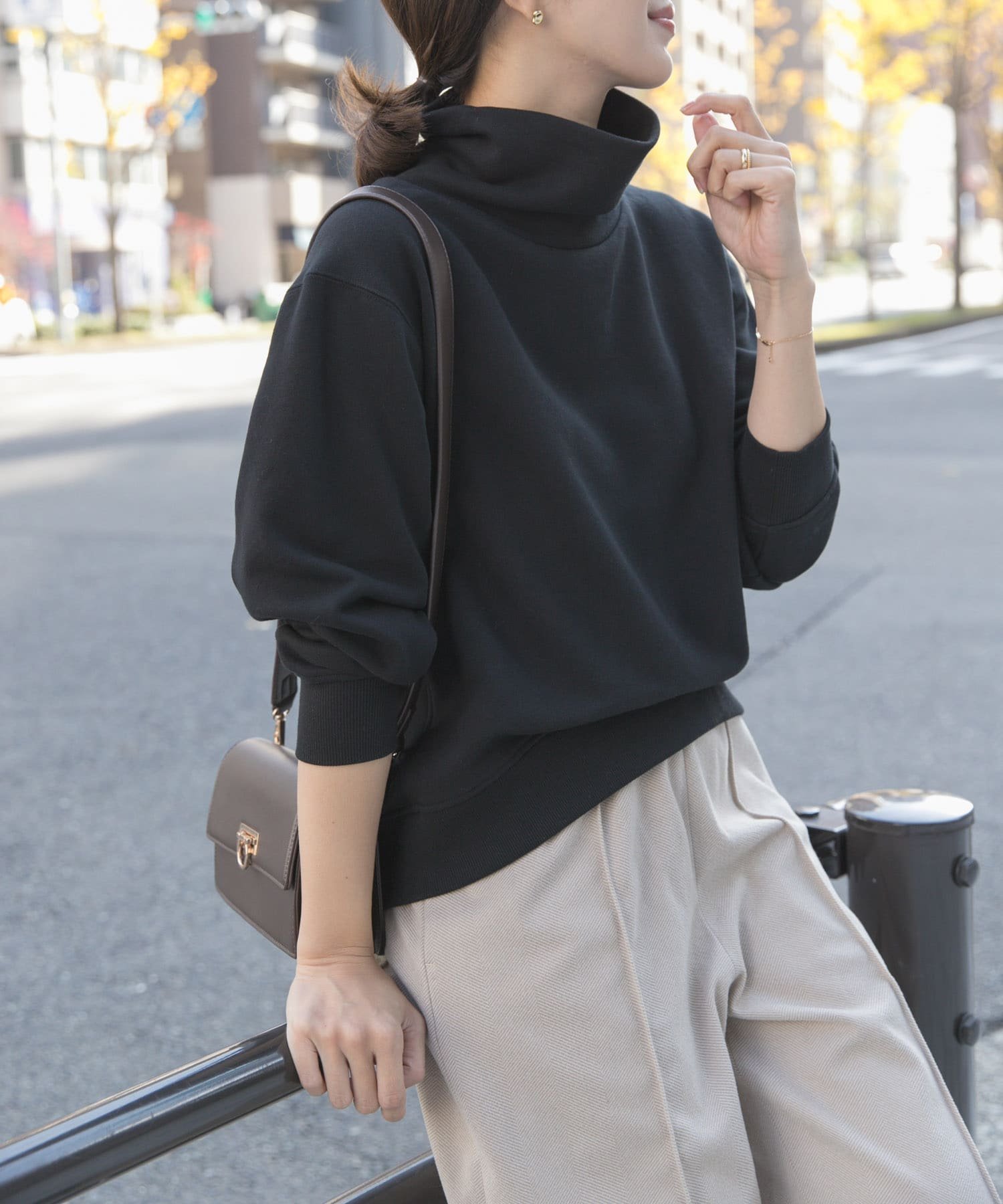 URBAN RESEARCH DOORS / アーバンリサーチ ドアーズ ウォッシャブルウールタートルワイドプルオーバー URBAN RESEARCH DOORS｜ウォッシャブルウールタートルワイドプル