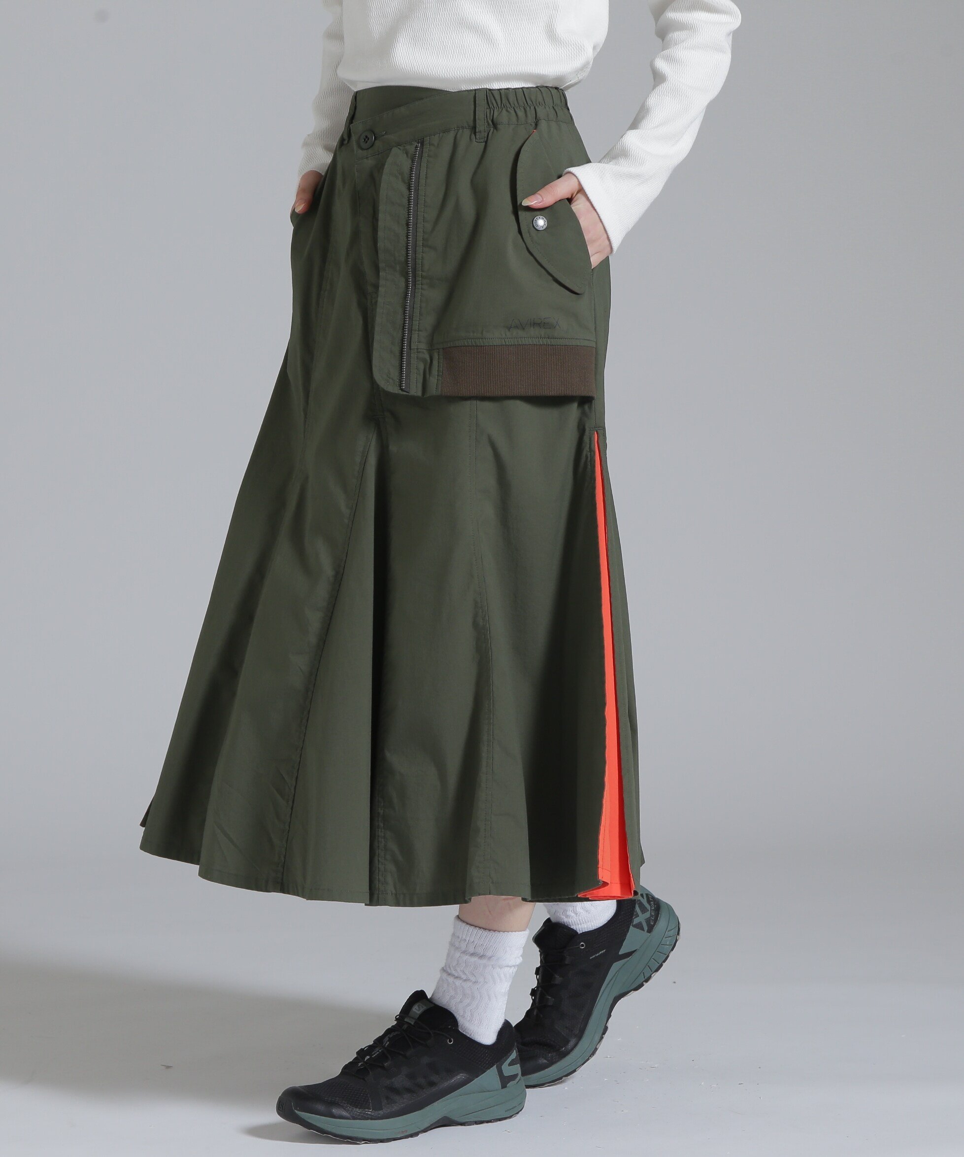 楽天市場】AVIREX 公式通販/MILITARY MA-1 SKIRT/ミリタリーMA-1
