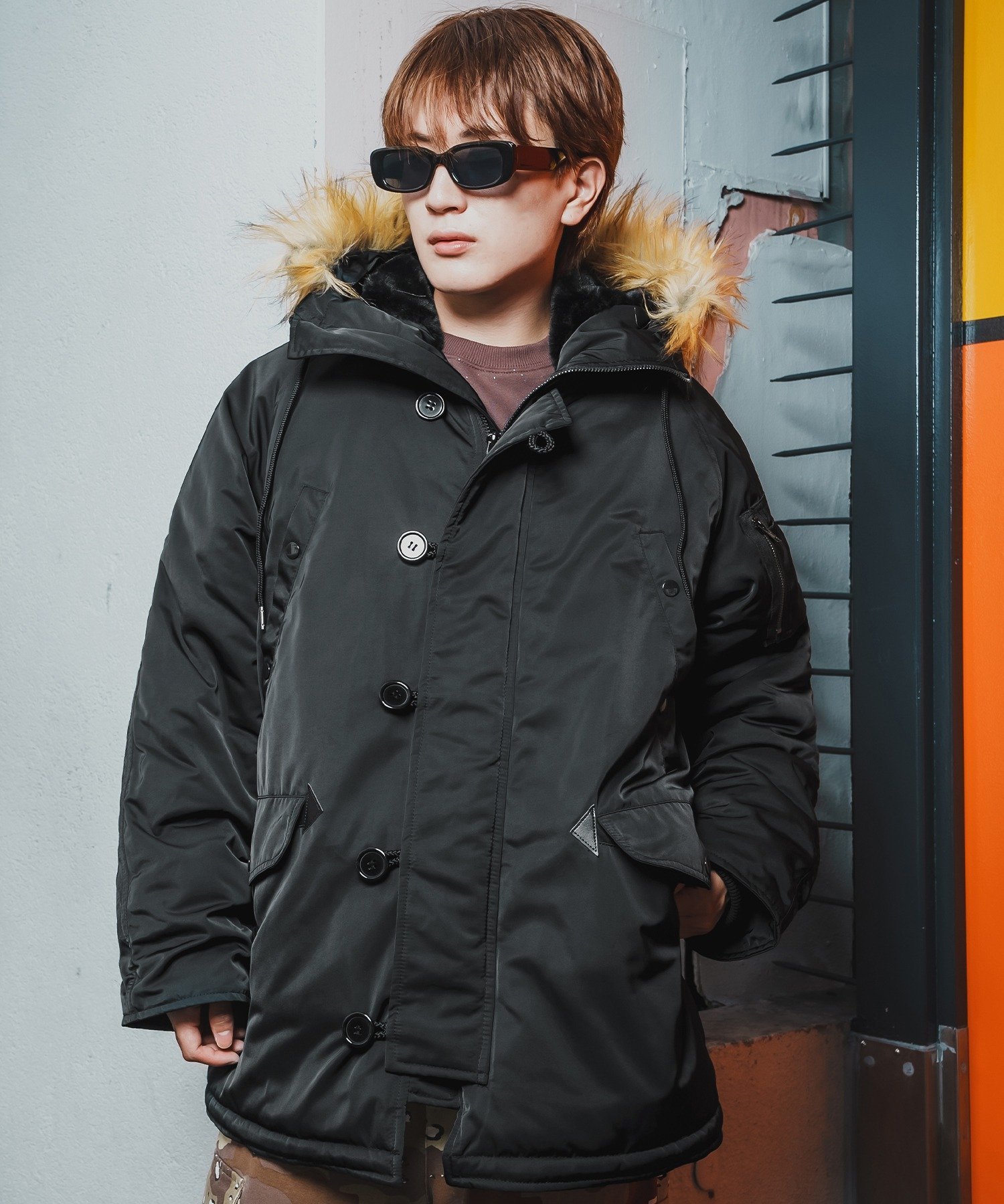 楽天市場】N3B ジャケット 迷彩/カモフラ ミリタリー メルトン 2WEY