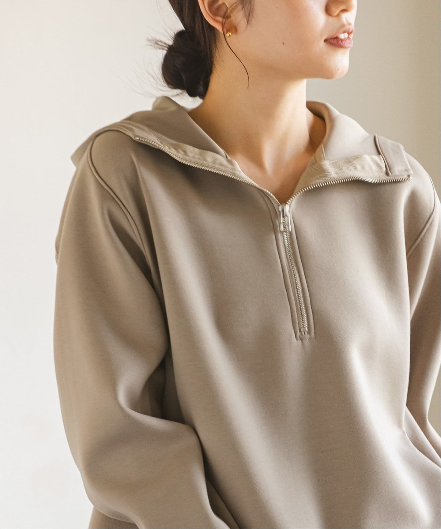 NOBLE 《一部店舗,WEB限定》【RITA】NOBLE別注 BONDING HALF ZIP