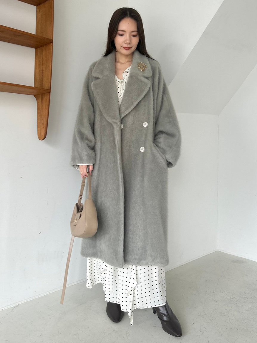 SALE／50%OFF】SNIDEL シャギーコクーンコート スナイデル ジャケット 
