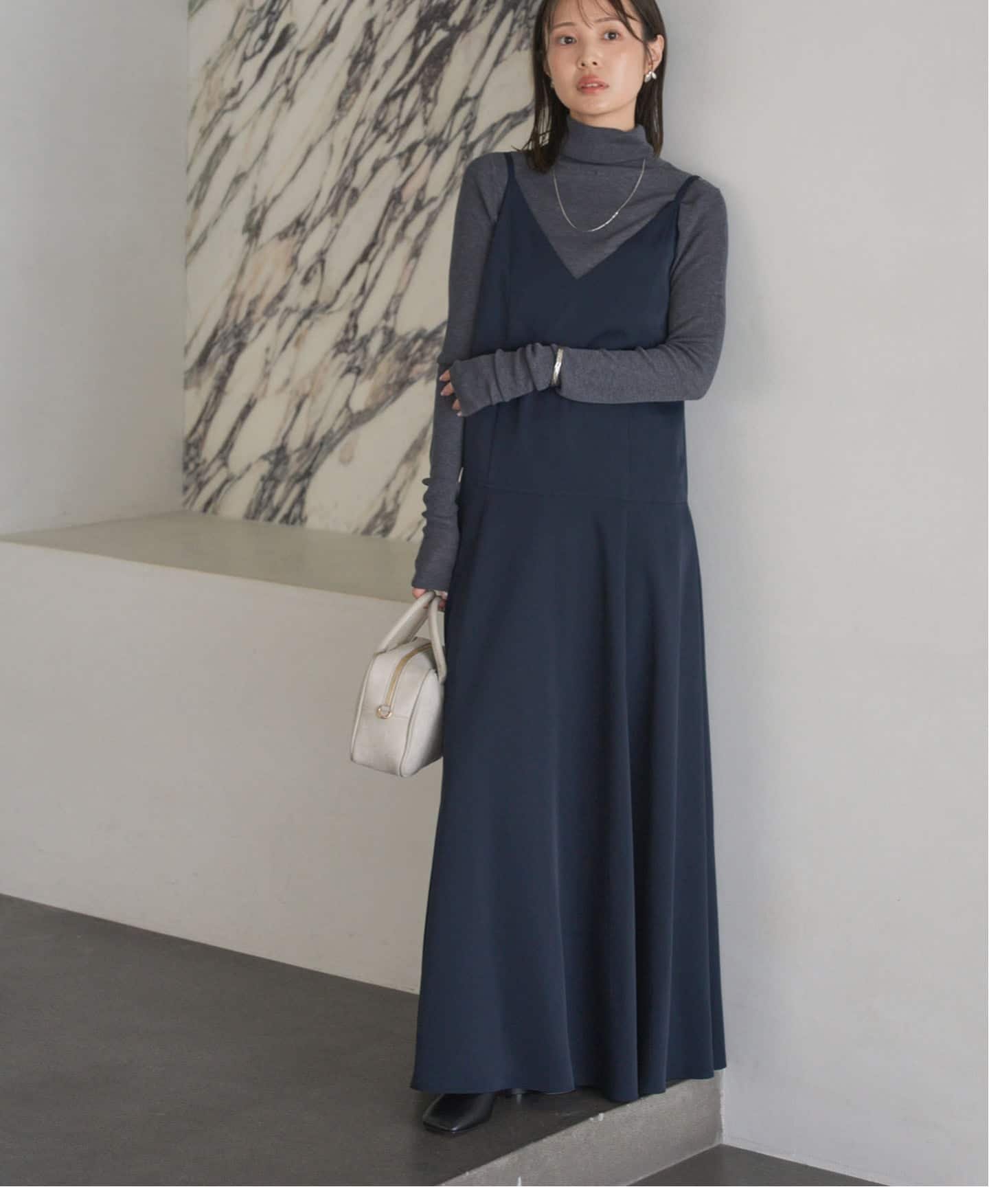 楽天市場】【洗える】ルナサテンコンフォートキャミワンピース NOBLE