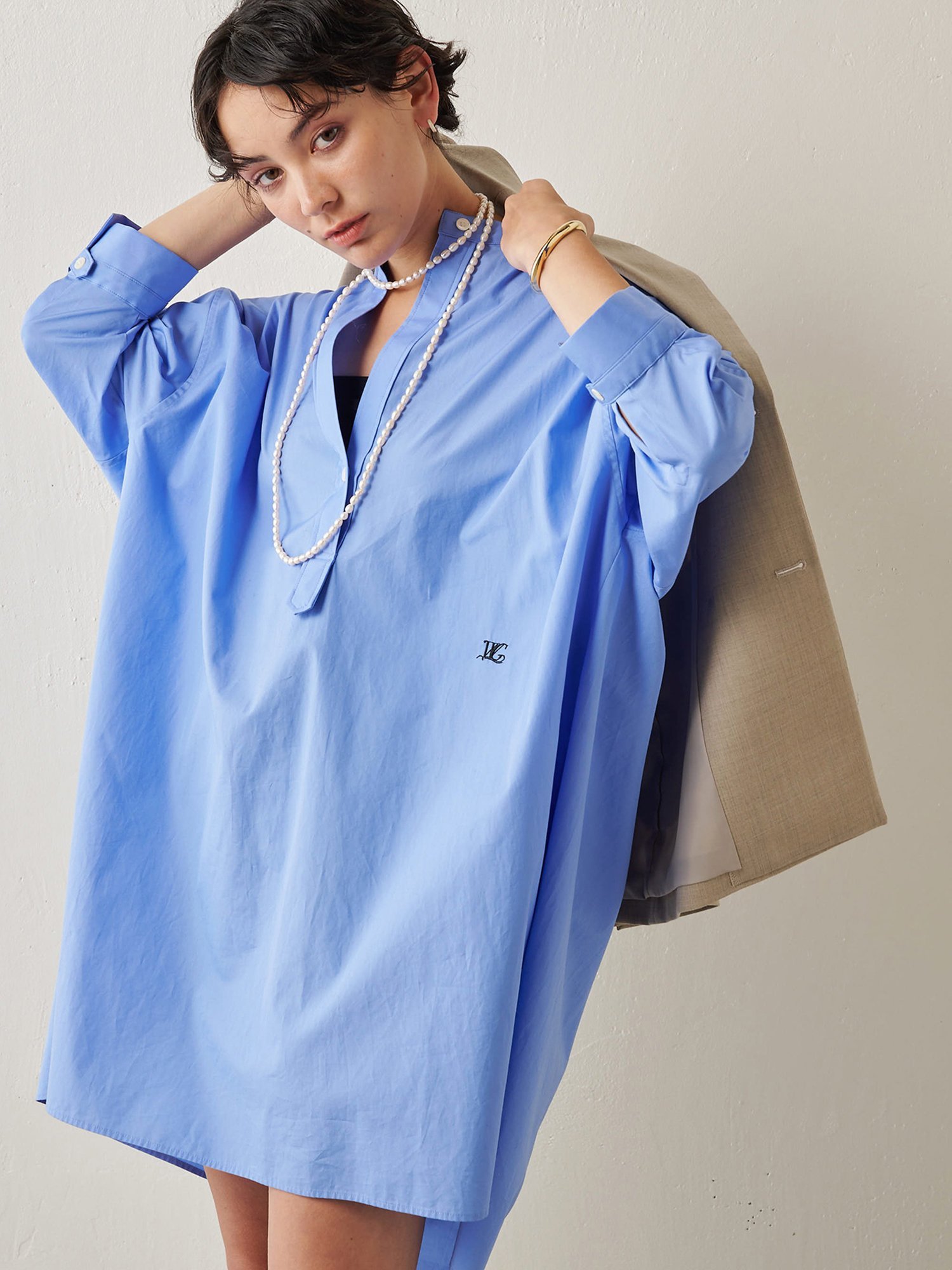 Whim Gazette 刺繍チュニックシャツ ウィム ガゼット トップス シャツ 