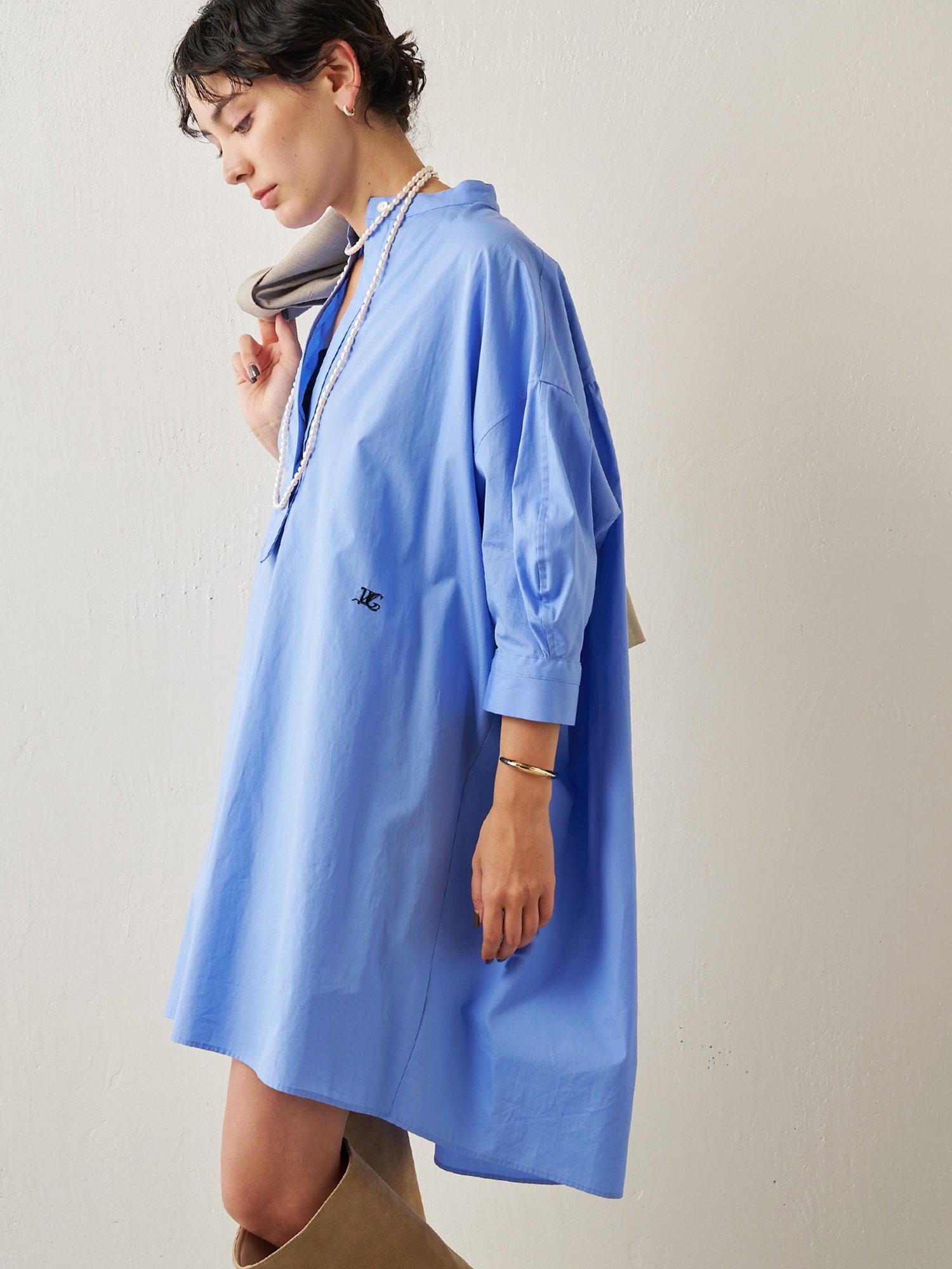 最終値下げ　新品　Whim Gazette ビッグオーバーシャツ　チュニック 最終値下げ 新品 Whim Gazette ビッグオーバーシャツ チュニック