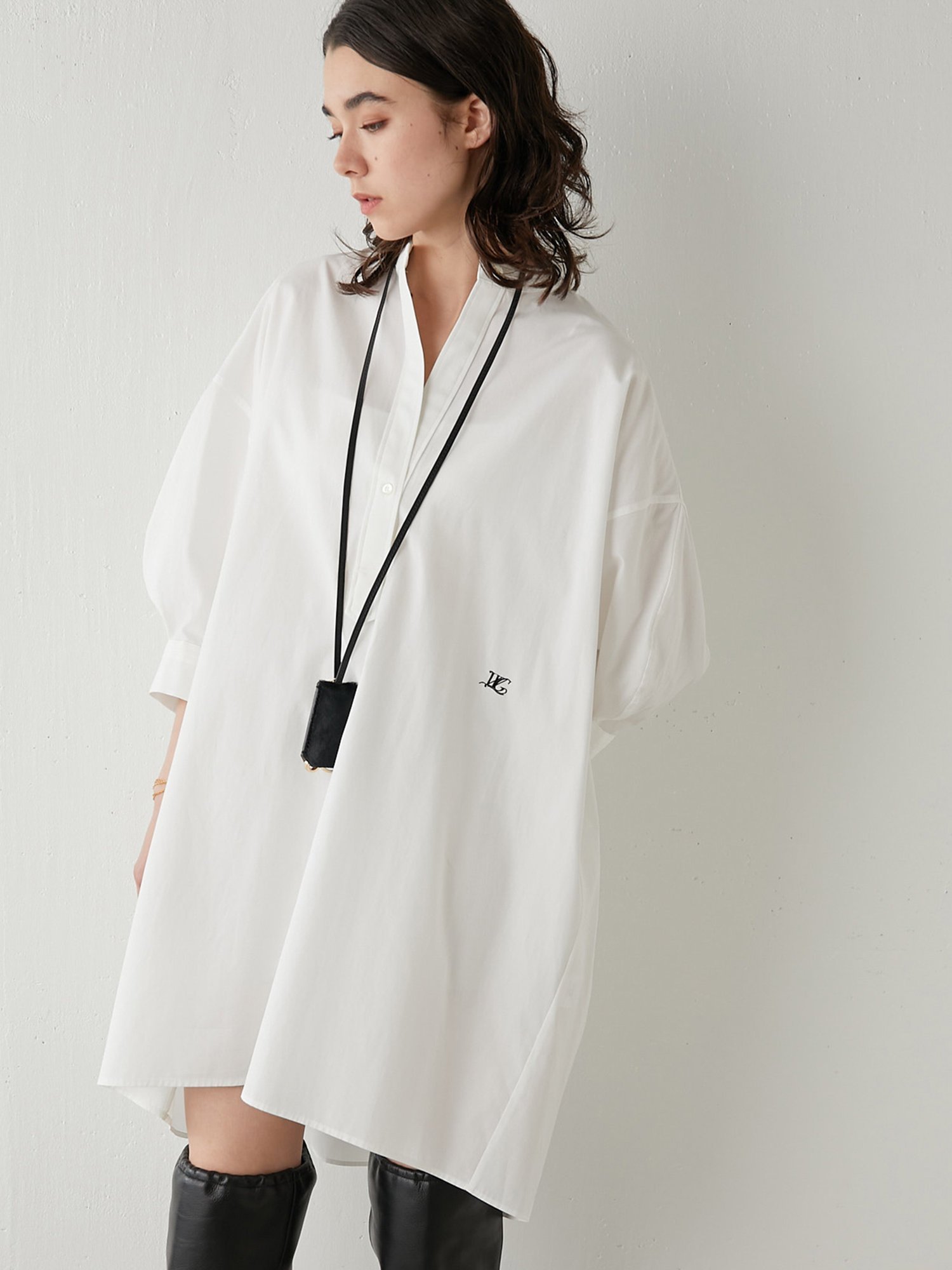 【高価値】 刺繍チュニックシャツ Gazette Whim ウィム トップス ガゼット トップス