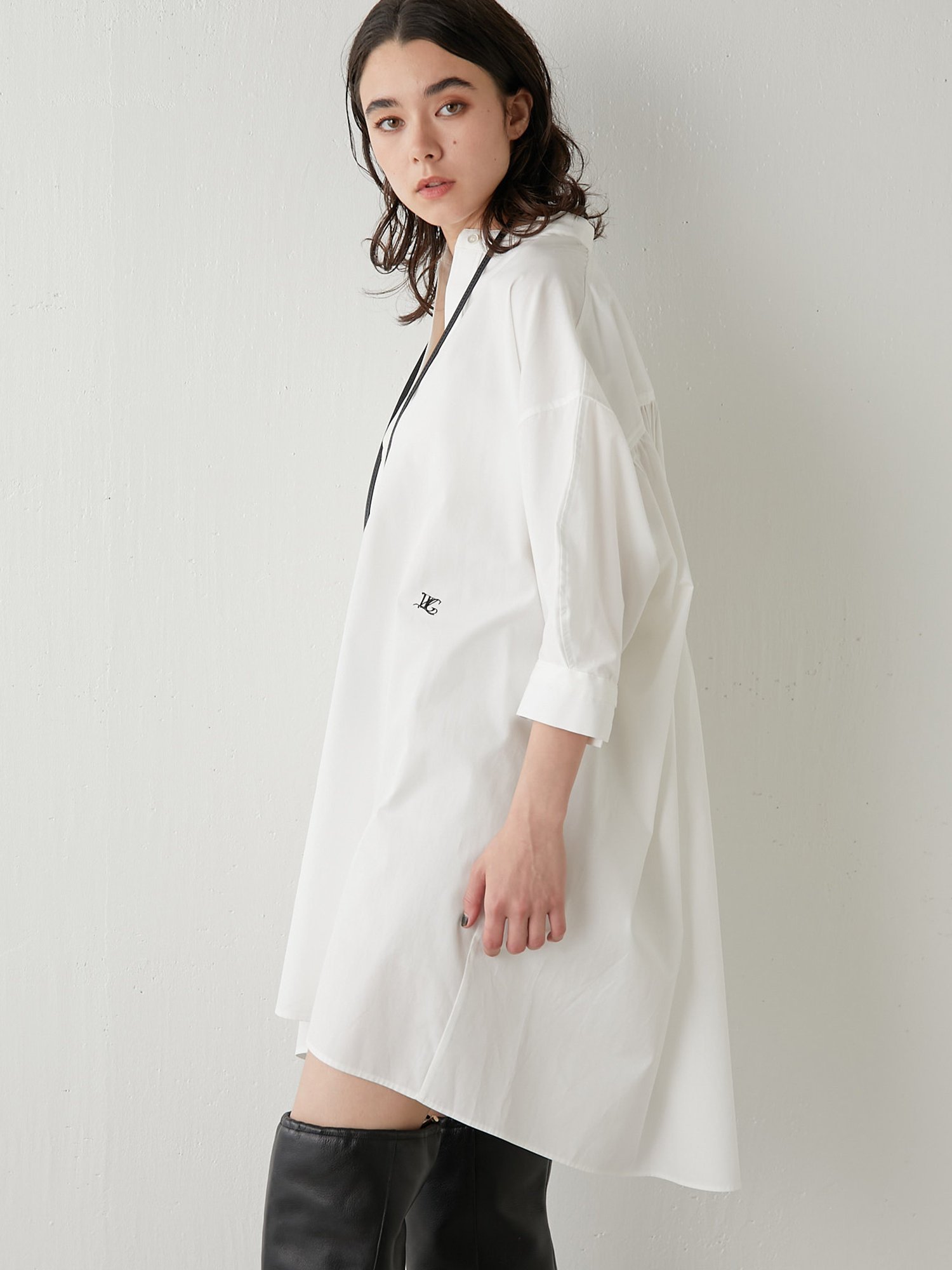 Whim Gazette 刺繍チュニックシャツ ウィム ガゼット トップス シャツ