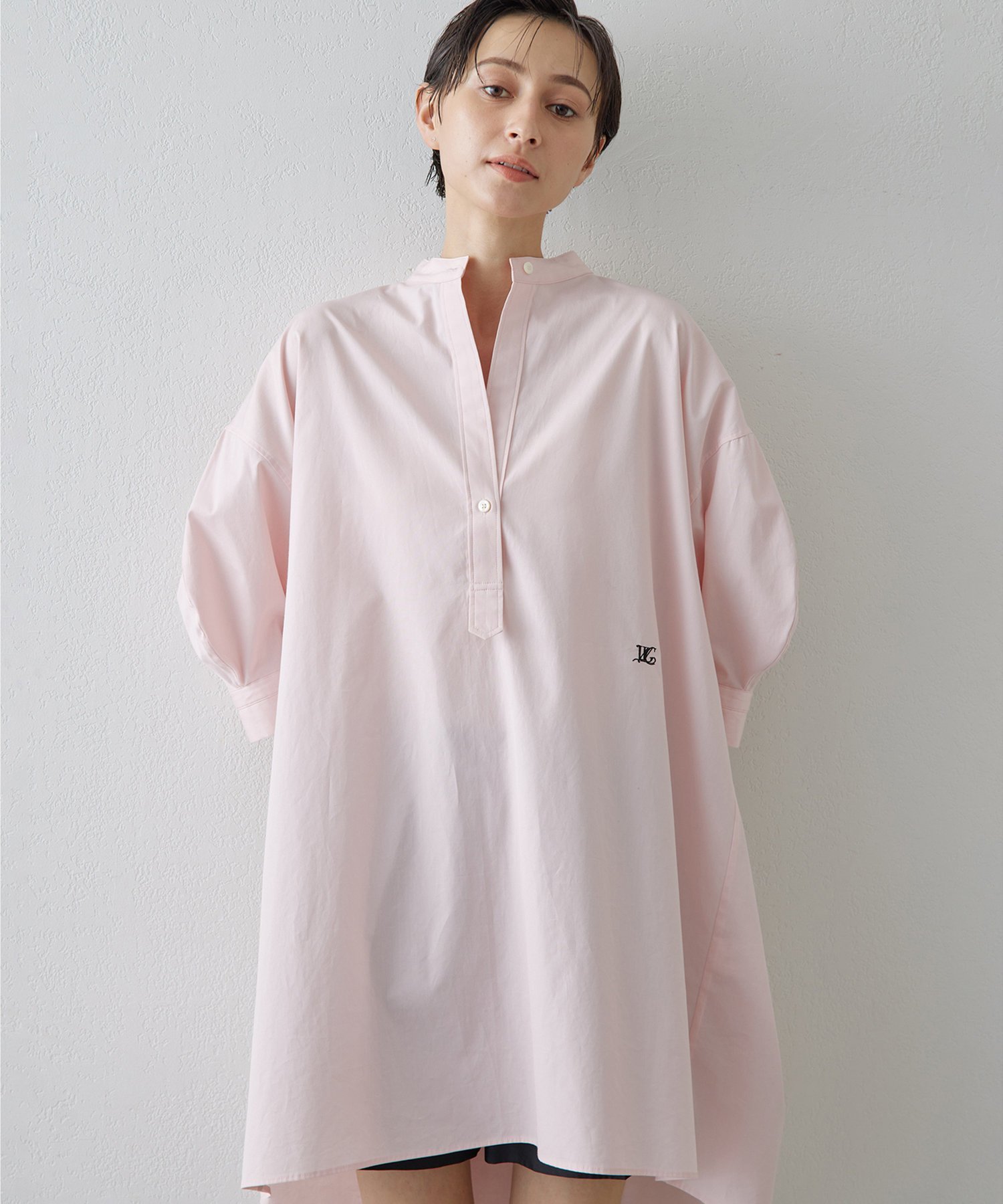 Whim Gazette(ウィム ガゼット) 刺繍チュニックシャツ Whim Gazette 刺繍チュニックシャツ ウィム ガゼット トップス