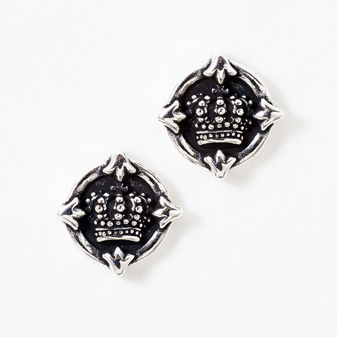 楽天市場】【中古】Justin Davis / PETITE CROWN K18 ピアス GEJ255