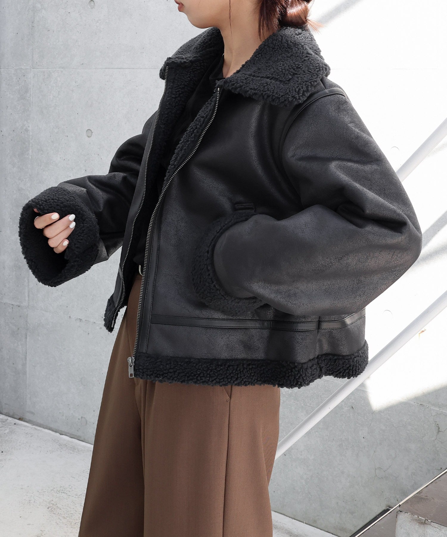 極美品✨ユナイテッドアローズ ペプラムフリルスリーブジャガードニット　洗える ユナイテッドアローズ ぺプラム フリル スリーブ ジャカード ニット