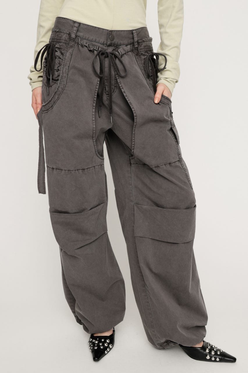 TUCK WIDE WOVEN パンツ