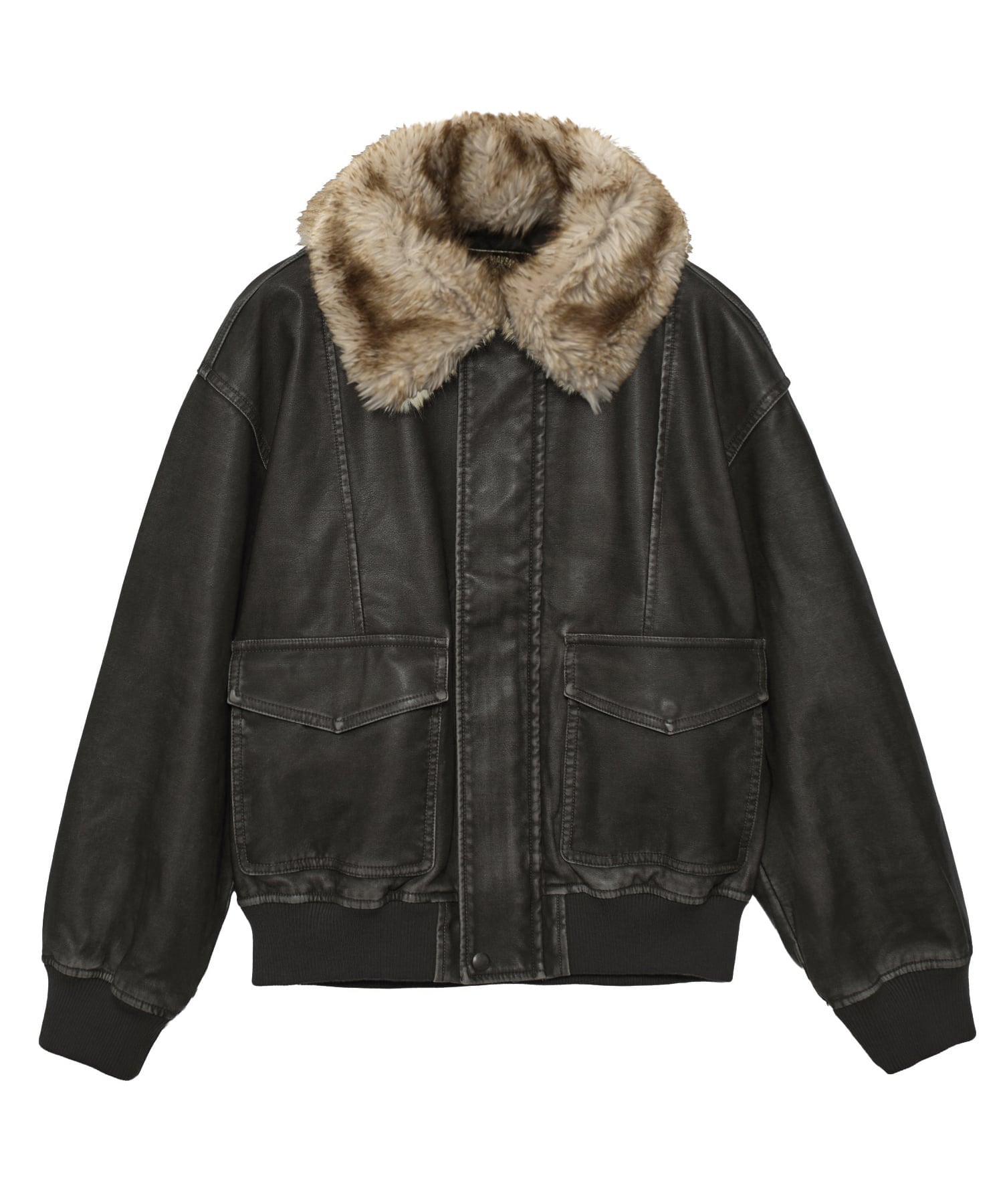 楽天市場】FAUX LEATHER OVERSIZED JACKET レジャージャケット X-girl