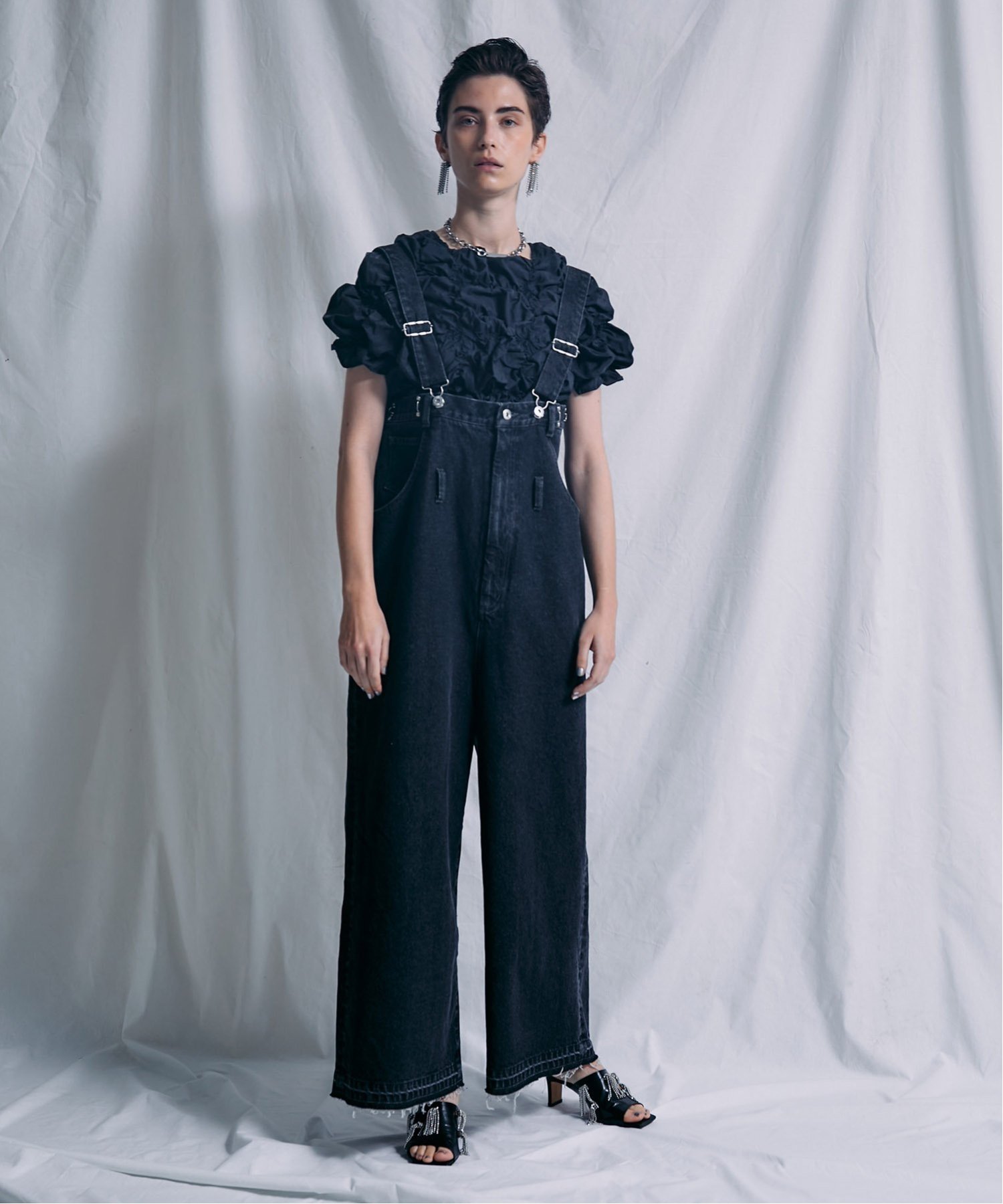 PRANK PROJECT しぼりプリーツ2WAYトップ / Wrung Pleats Two-way Top 