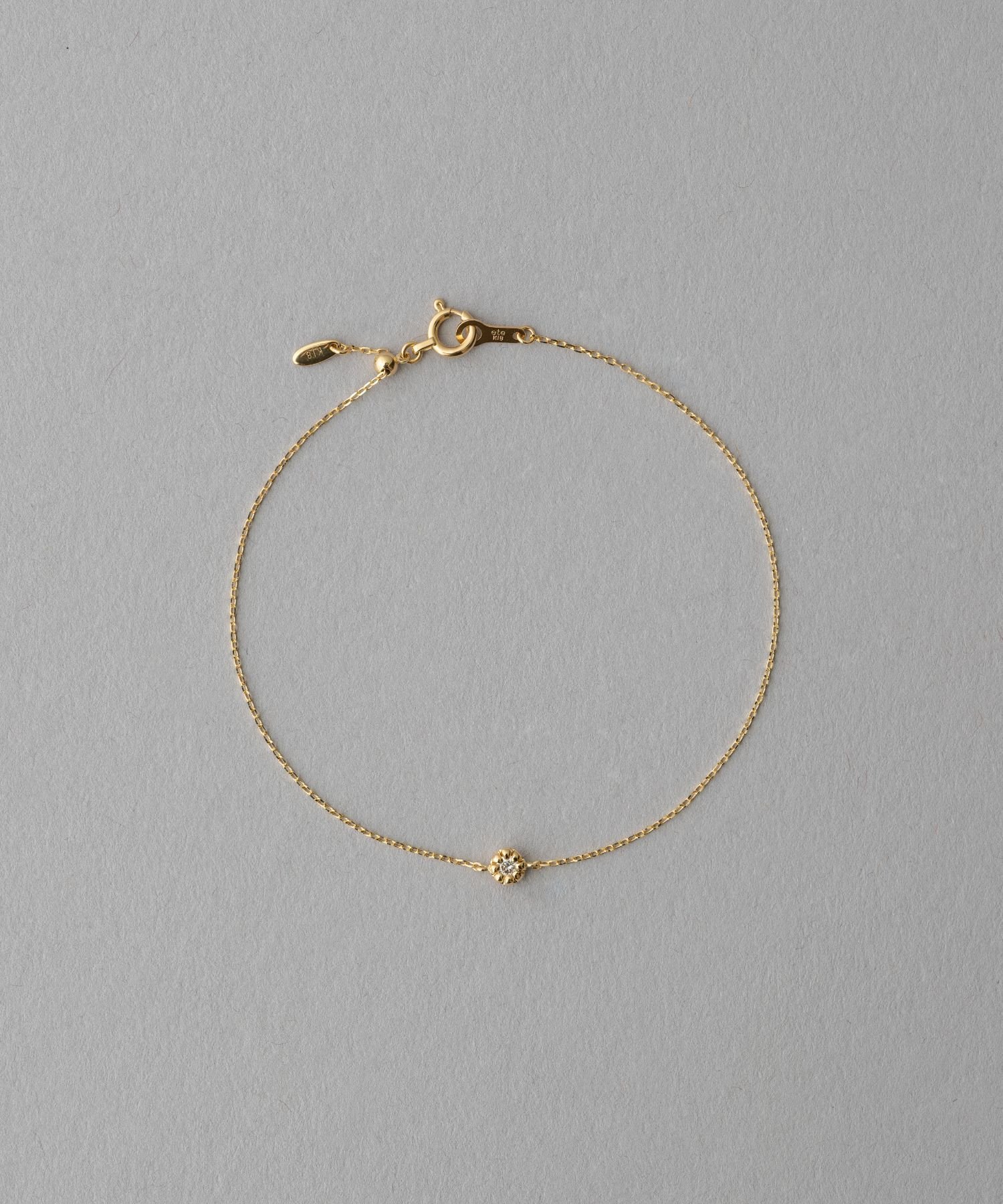 ete K18YG ホースシュー ダイヤモンド ブレスレット K18YG ホースシュー ダイヤモンド ブレスレット（250213