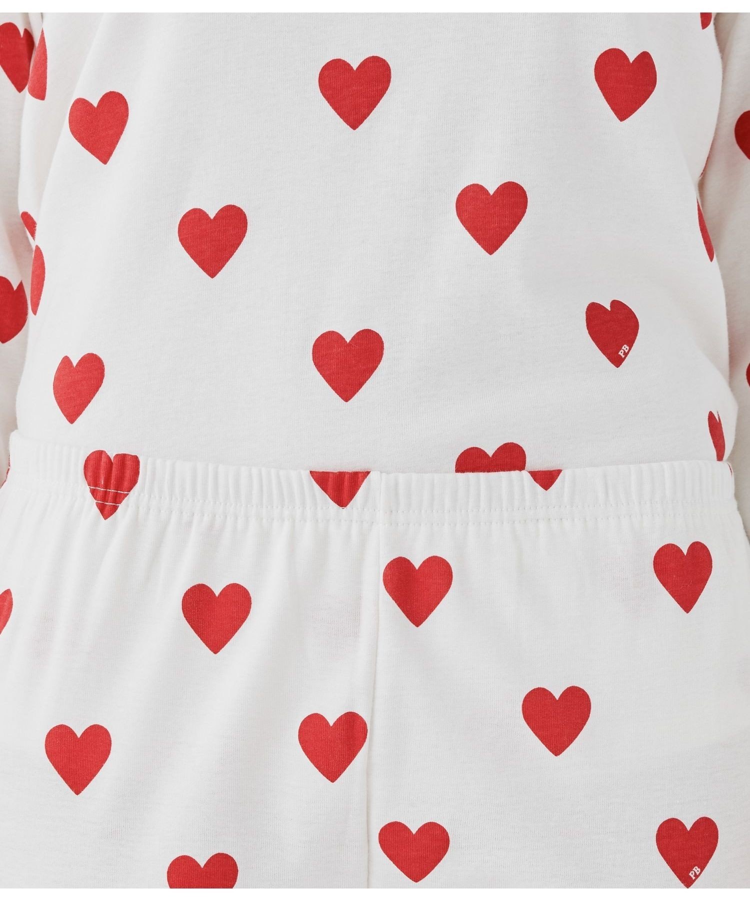 PETIT BATEAU プリント長袖パジャマ プチバトー インナー・ルーム 