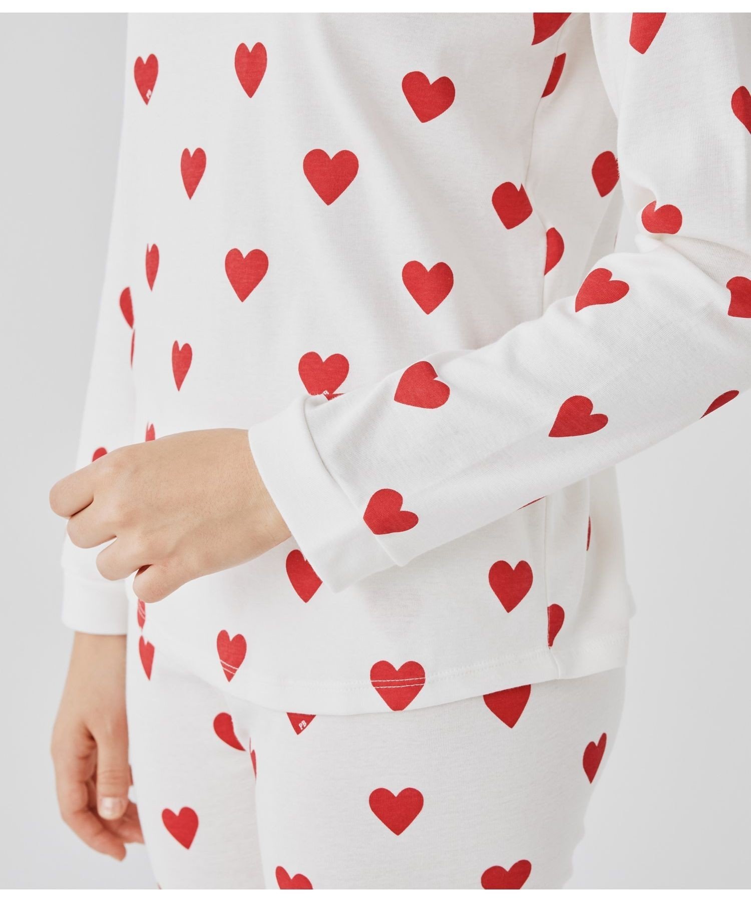 PETIT BATEAU プリント長袖パジャマ プチバトー インナー・ルーム