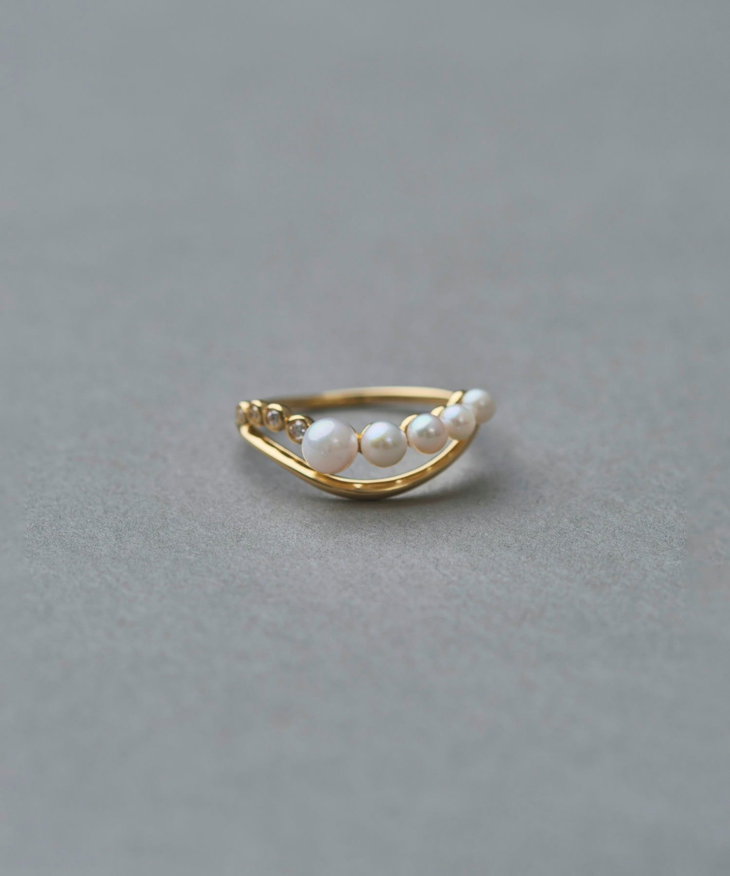 エテ ete パールリング SV925ゴールドメッキ 15号 エテ ete パールリング SV925ゴールドメッキ 15号 エテ ete パール