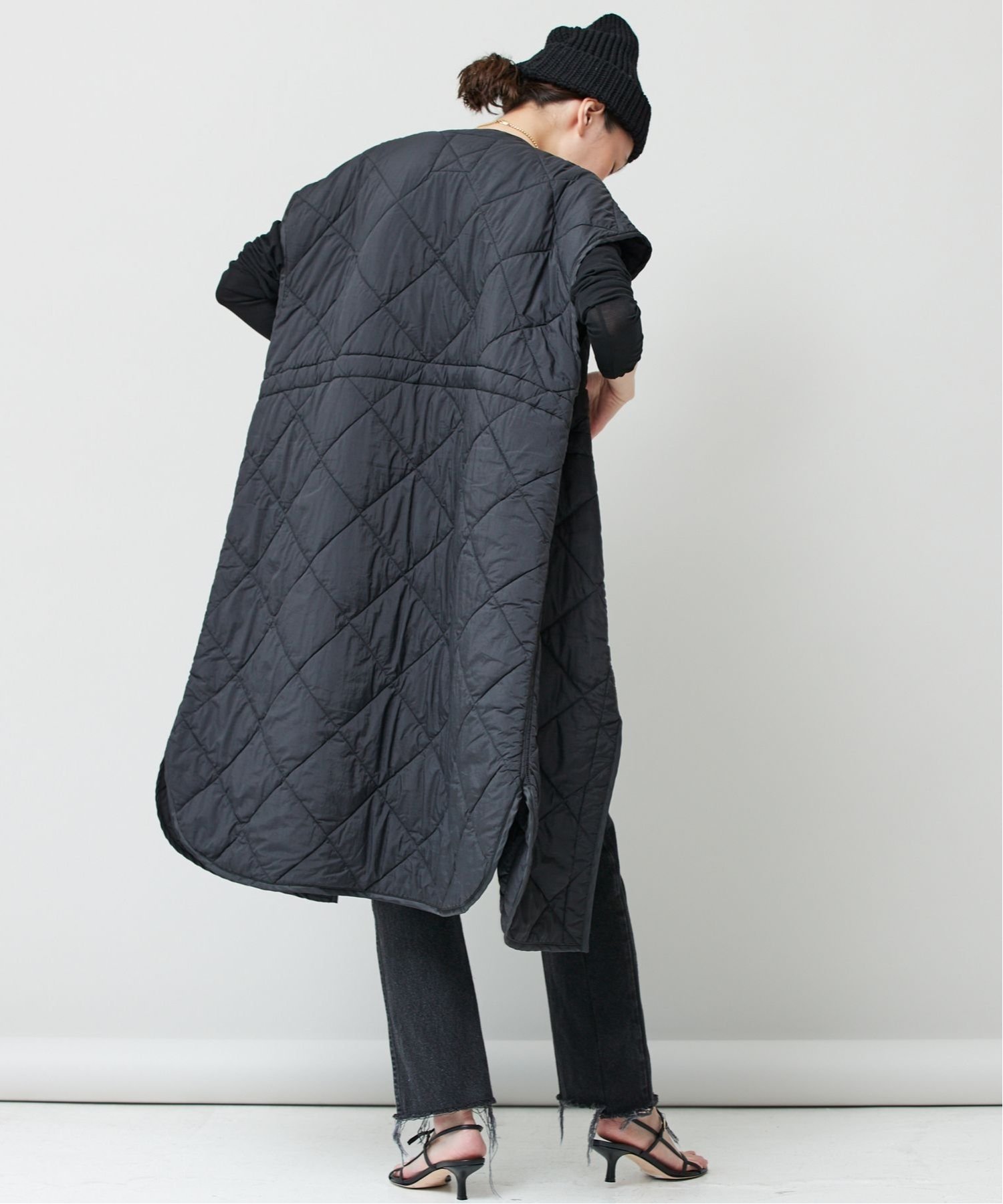 SALE／30%OFF】Curensology ＜&RC＞CL-10キルティングロングベスト 