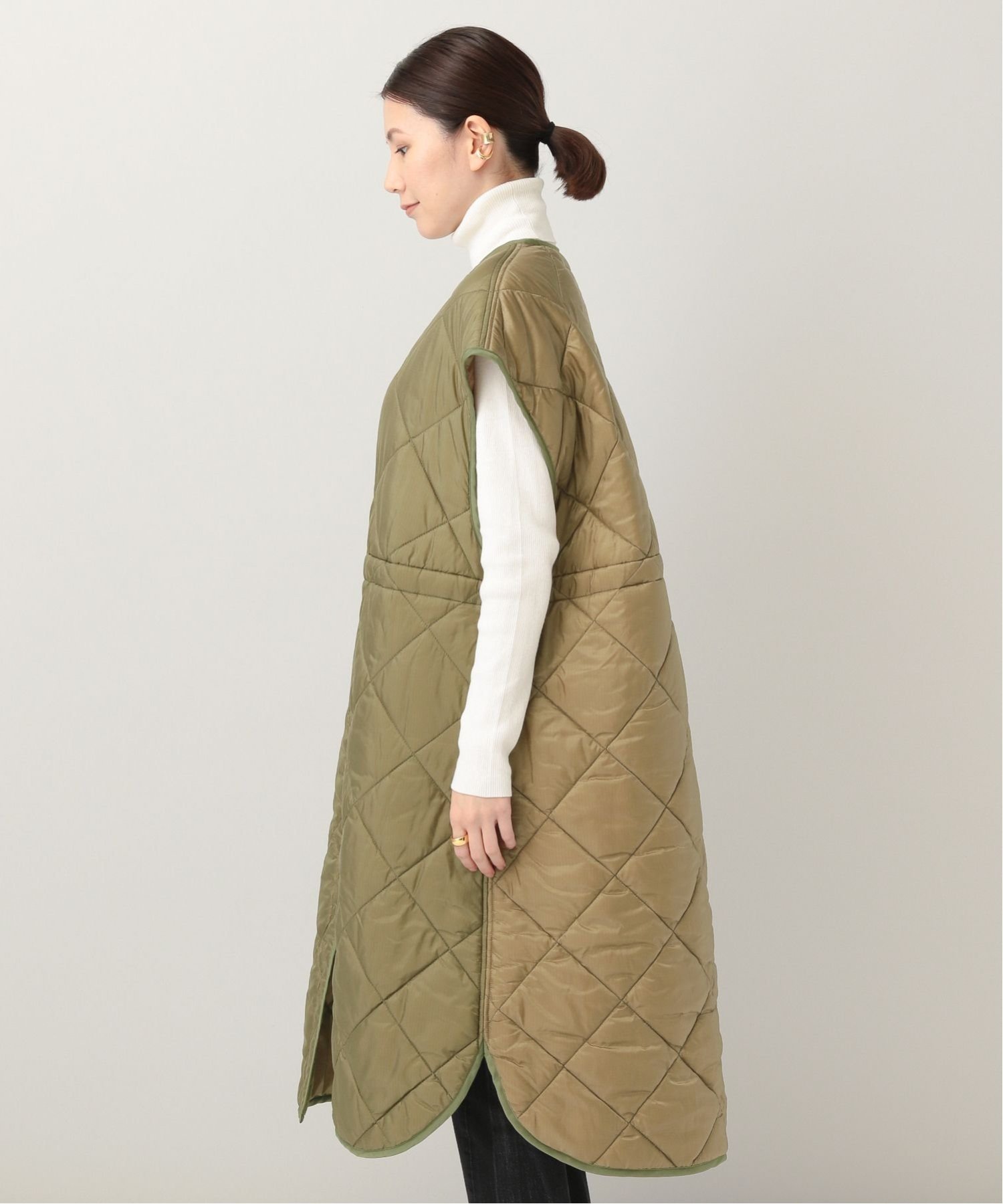 SALE／30%OFF】Curensology ＜&RC＞CL-10キルティングロングベスト 