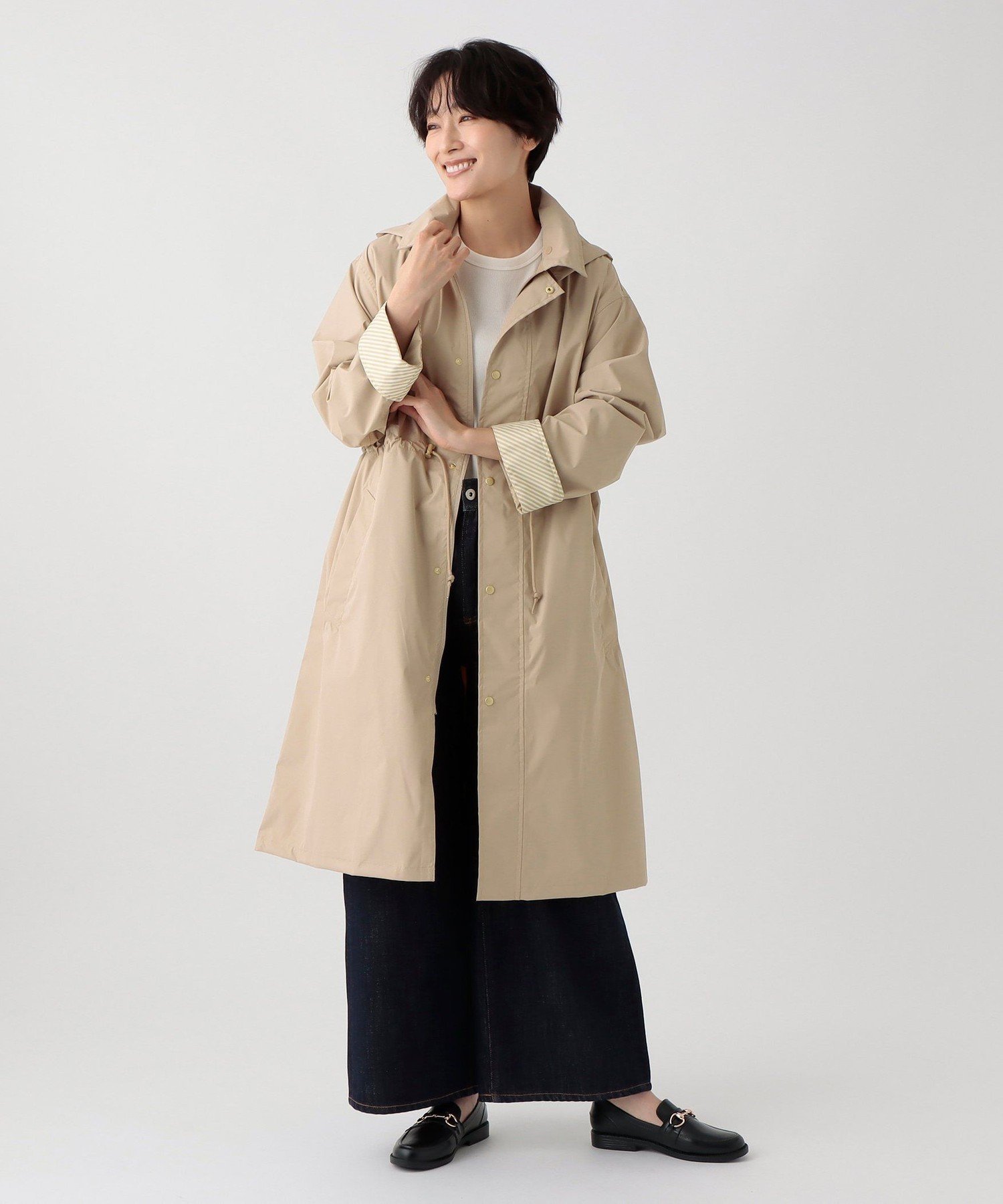 楽天市場】ステンカラーレインコート Afternoon Tea LIVING