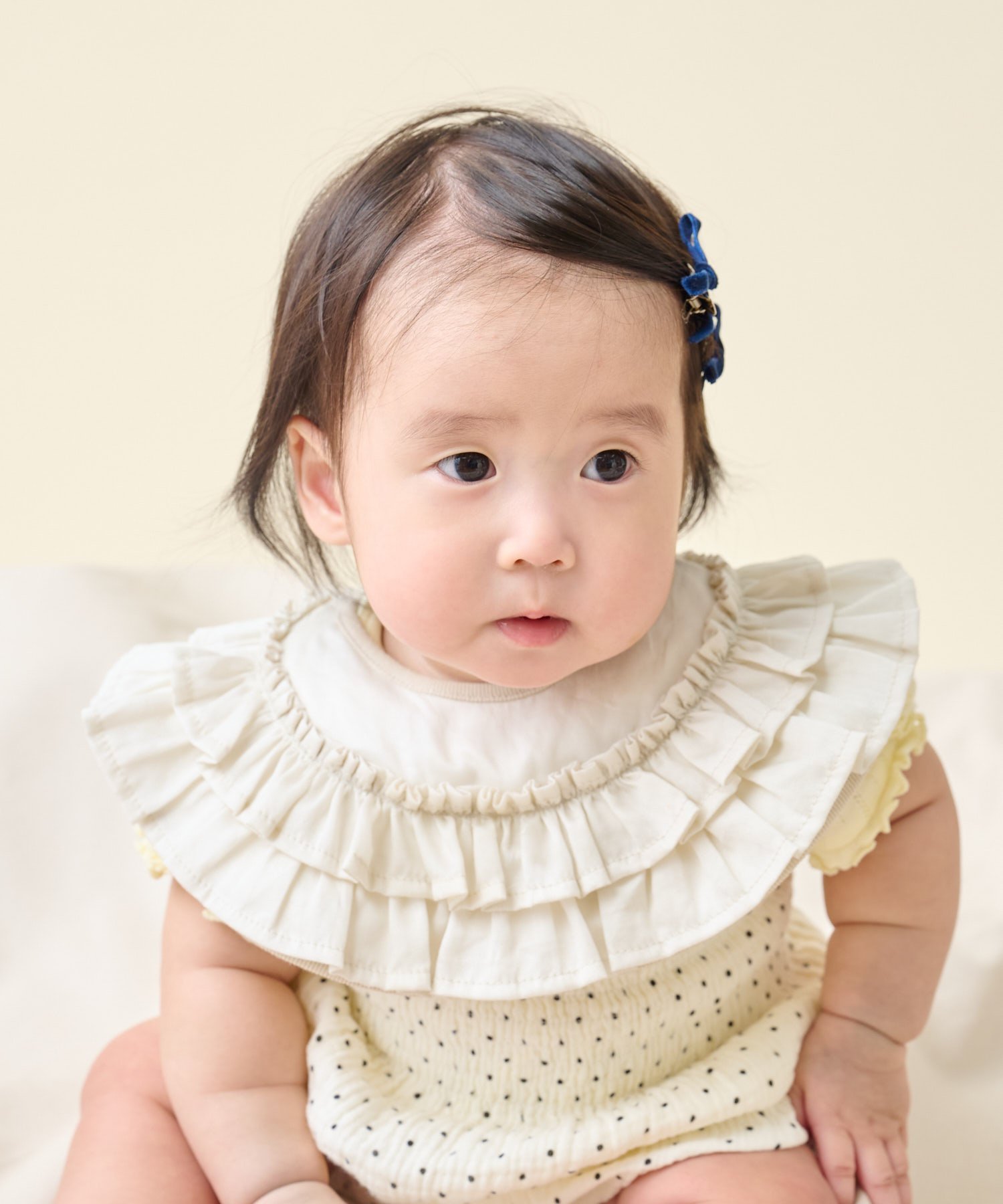 試着のみ美品　シャーリーテンプル　うさぎドットベビースーツ　ピンク　80 試着のみ美品 シャーリーテンプル うさぎドットベビースーツ