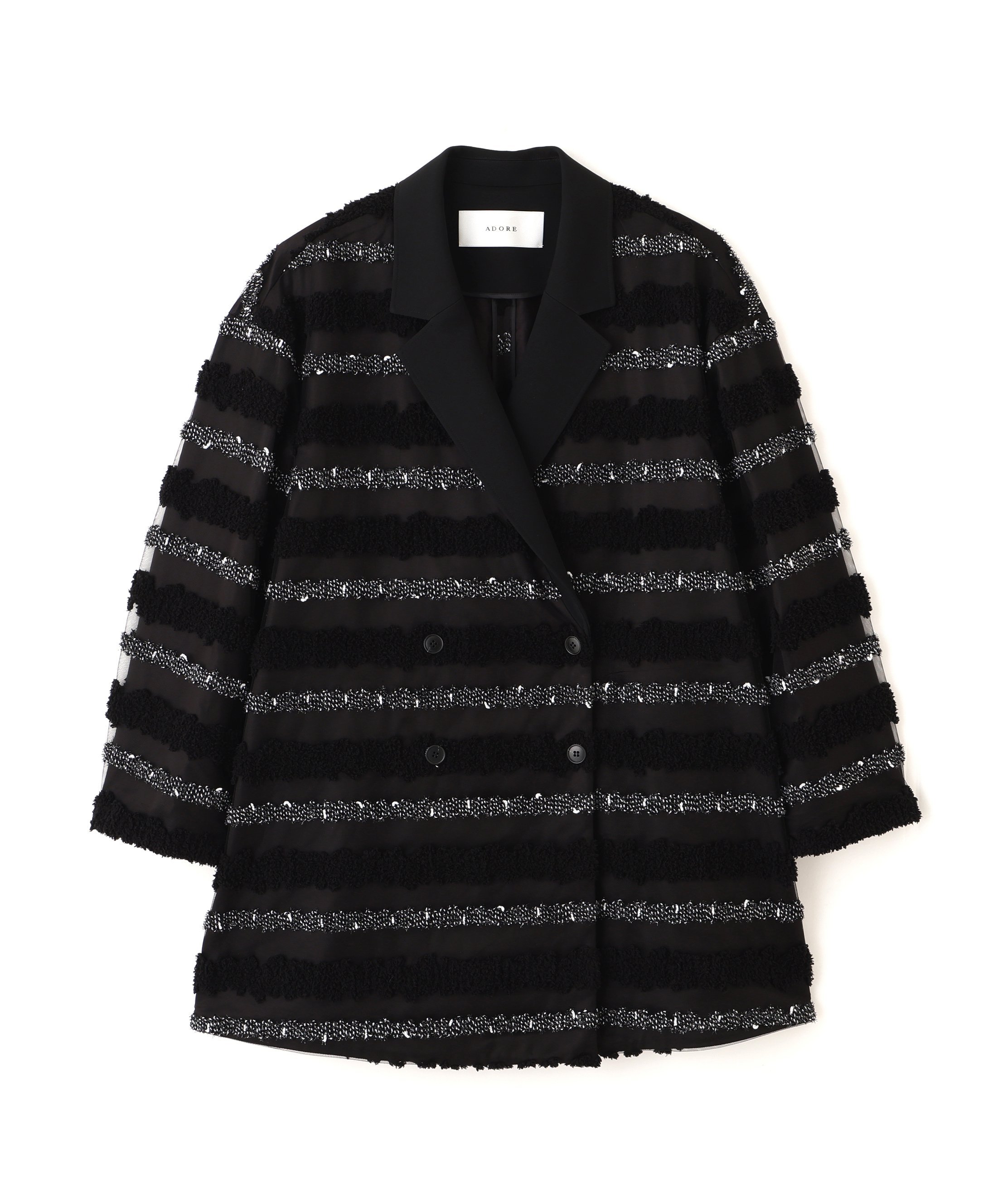 ADORE タスラングログランジャケット ADORE タスラングログランジャケット ADORE]タスラングログラン