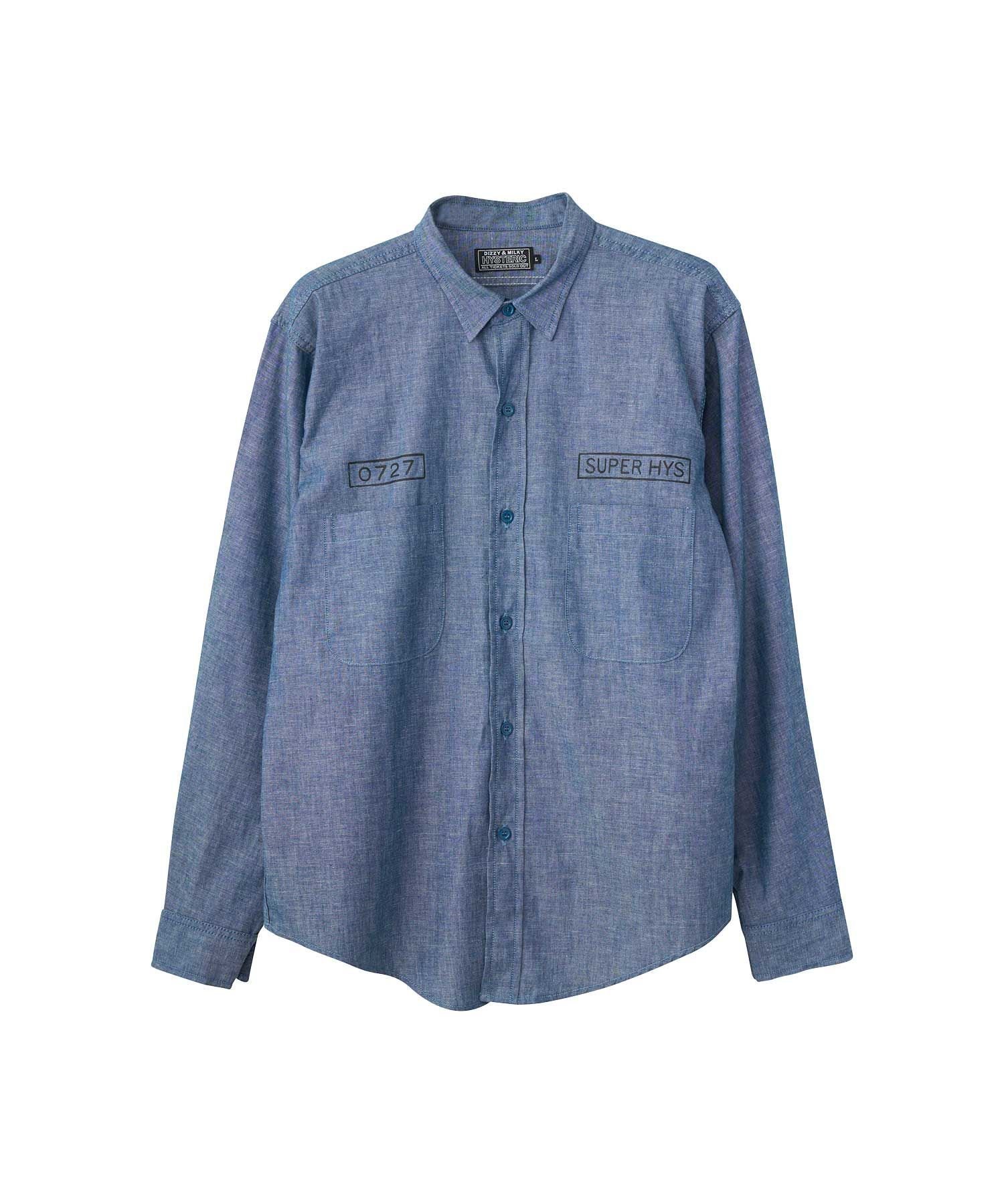 美品 HYSTERIC GLAMOUR ユニセックス シャツジャケ size L 楽天市場】HYSTERIC GLAMOUR SUPER FUZZ刺繍 ウエスタンデニム