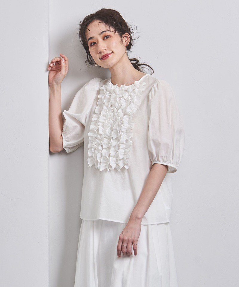SALE／30%OFF】UNITED ARROWS MANTECO フリル ショートスリーブ 