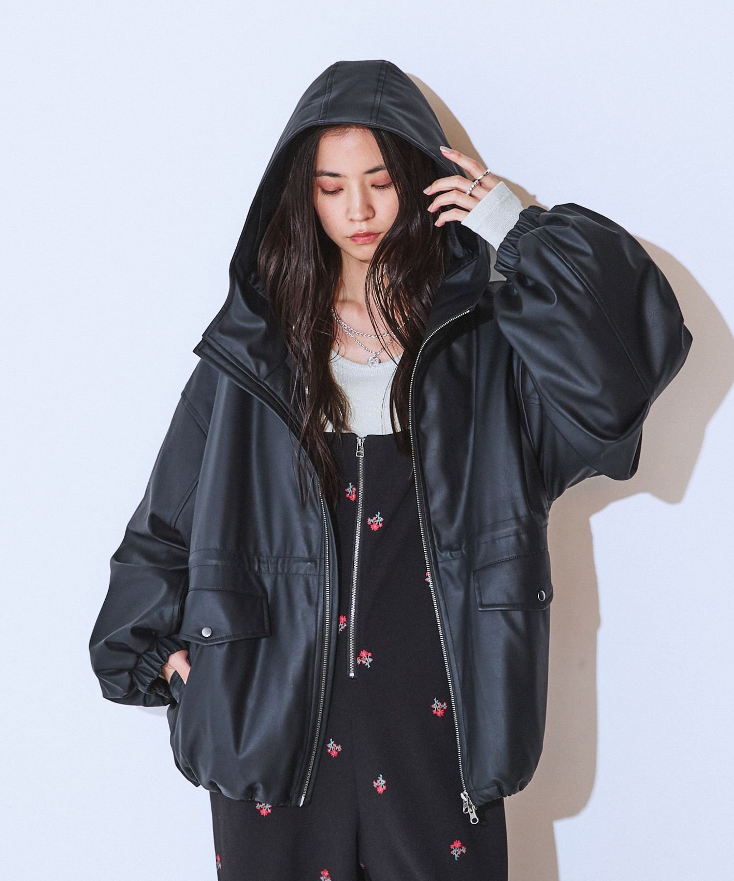 楽天市場】ステンカラーレザーコート JEANASIS ジーナシス ジャケット