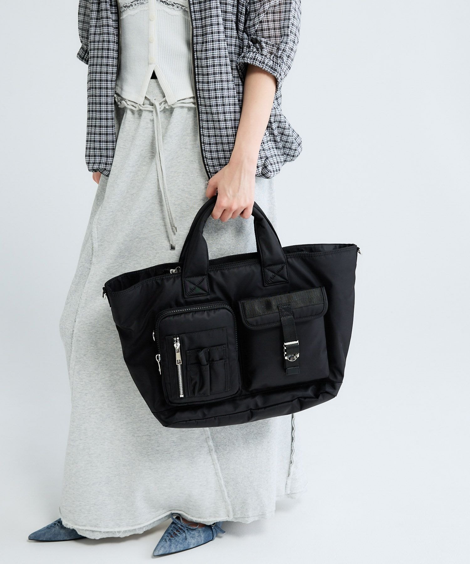 楽天市場】ナイロンポケットトート JEANASIS ジーナシス バッグ トート