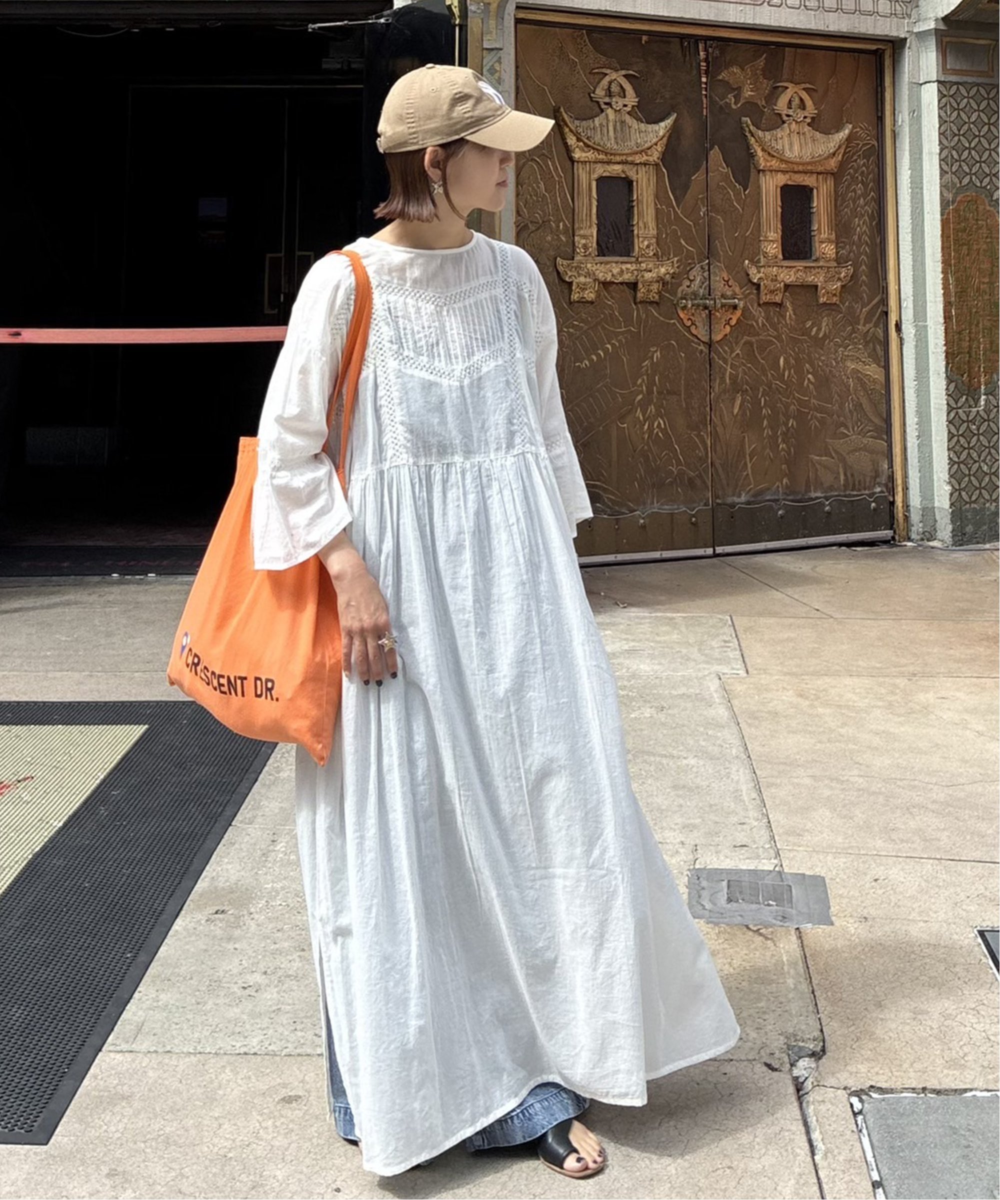 SPONGY パールモチーフ ワンピース UNITED ARROWS ユナイテッド