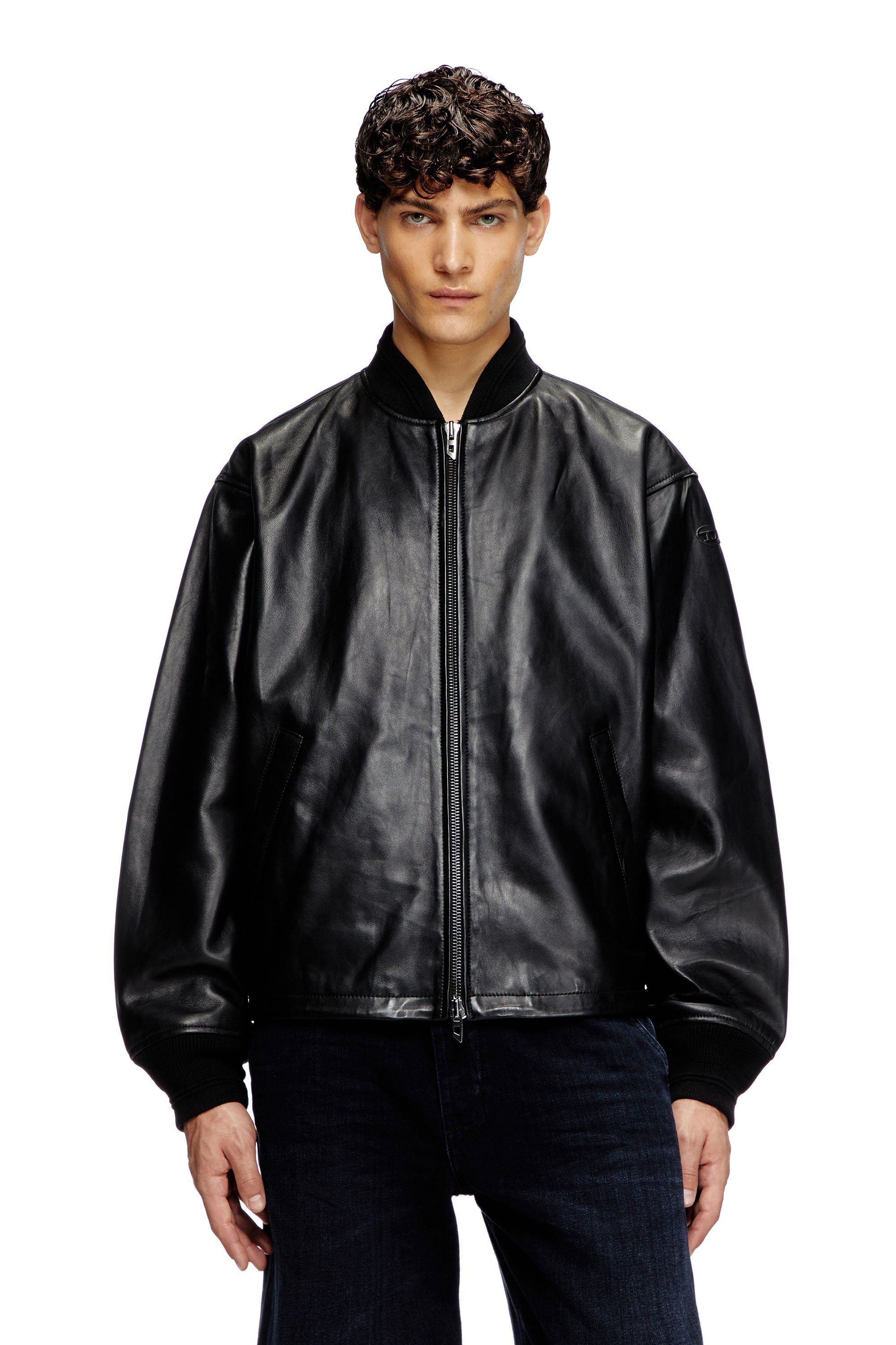 old DIESEL archive ライダース　ダウンジャケット　S ブラック ディーゼル DIESEL ライダース調ダウンジャケット Lサイズです