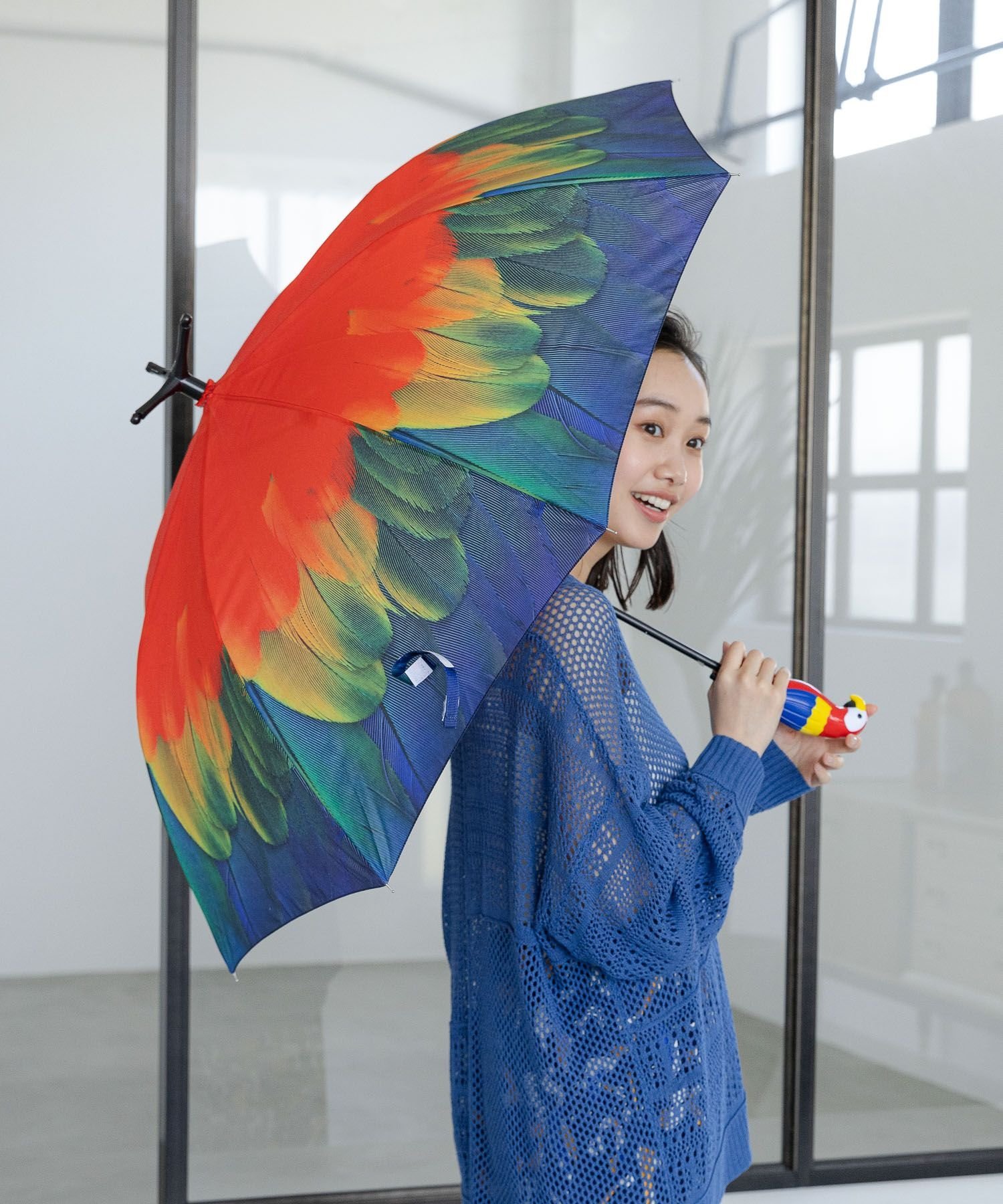 極美品　大きいサイズXL　現行　D&G　ブルゾン　トロピカル柄　マルチカラー 楽天市場】オリジナルアニマルスタンド傘オウム niko and