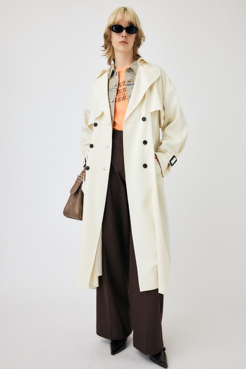 楽天市場】【SALE／60%OFF】LOOSE DRAPE トレンチコート MOUSSY