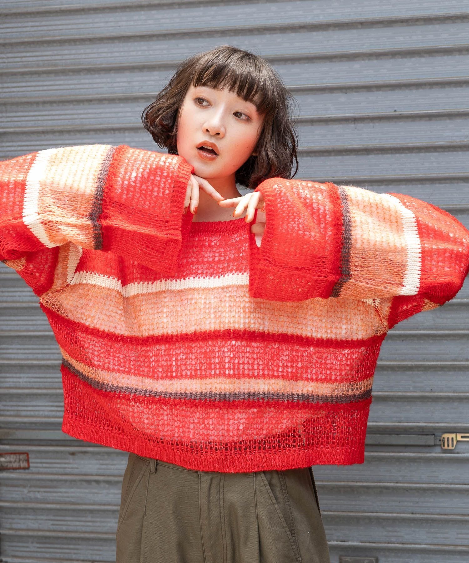 MARK&LONA ボアセーター美品！ MARK&LONA ボアセーター美品！ - レディースウェア卸売り