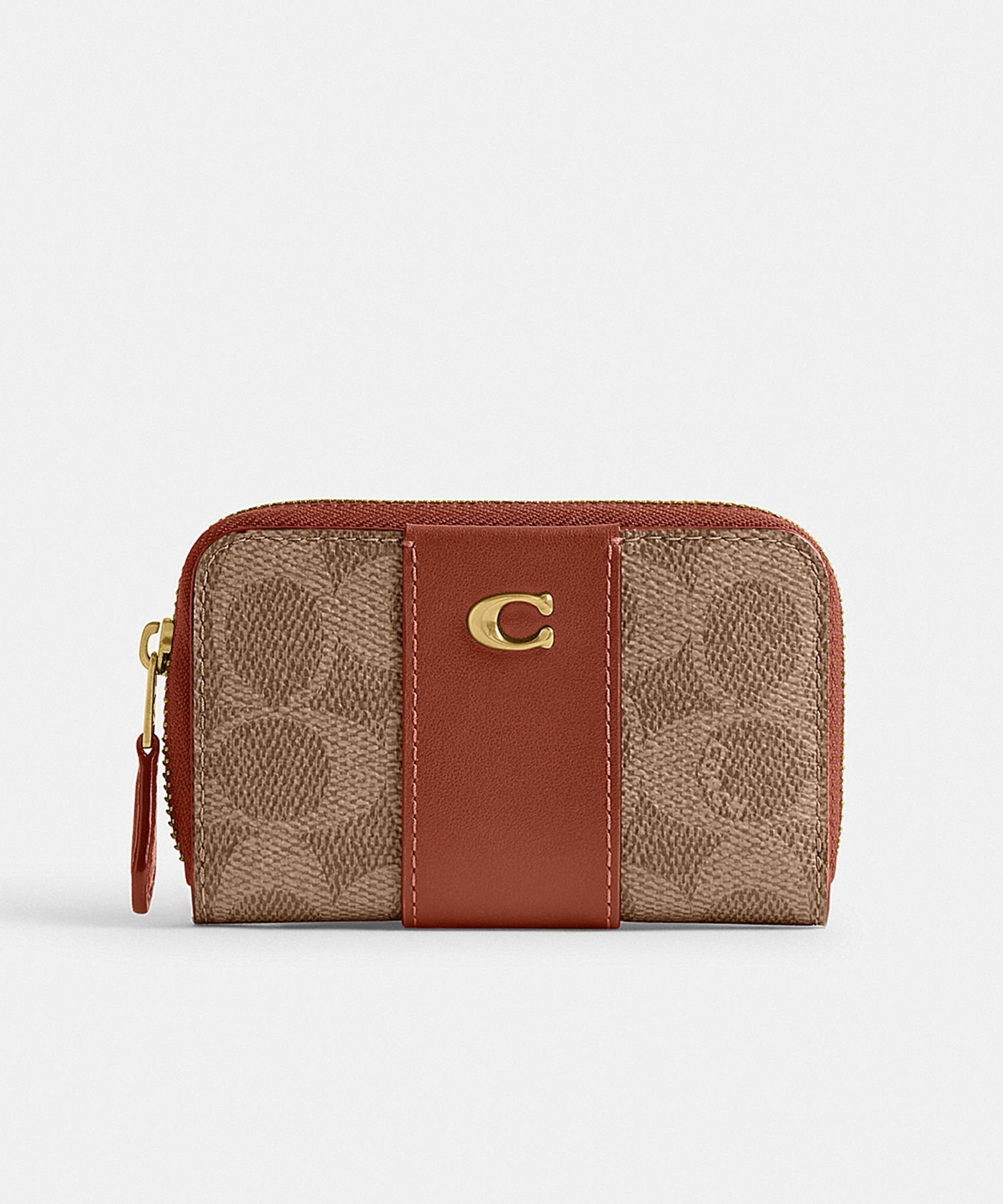 ラスト1点♡COACH コーチ 名刺入れ チャコール ゴールドロゴ 公式】COACH – コーチ カードケース/定期入れ/名刺入れ