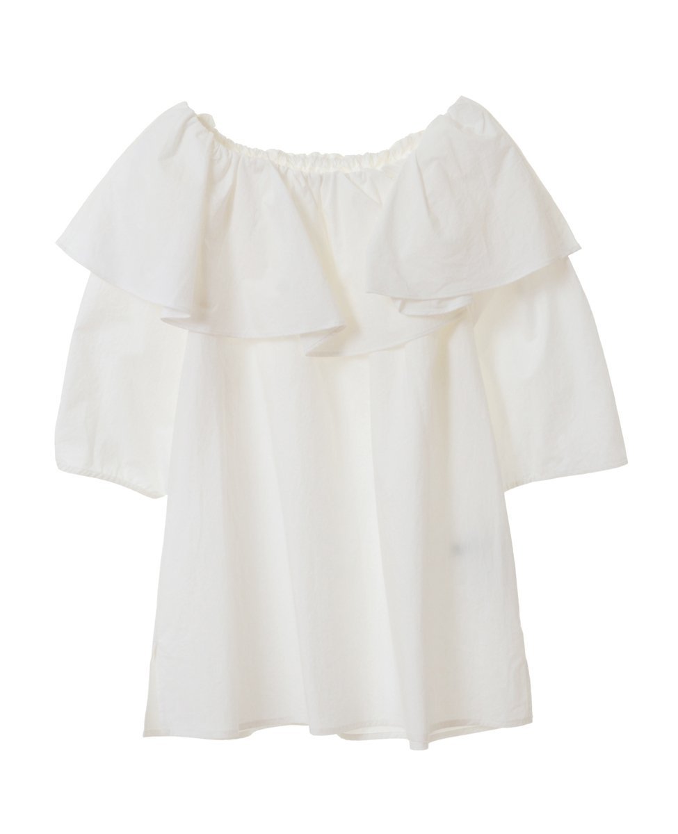 SALE／50%OFF】martinique martinique/ラッフル2wayブラウス