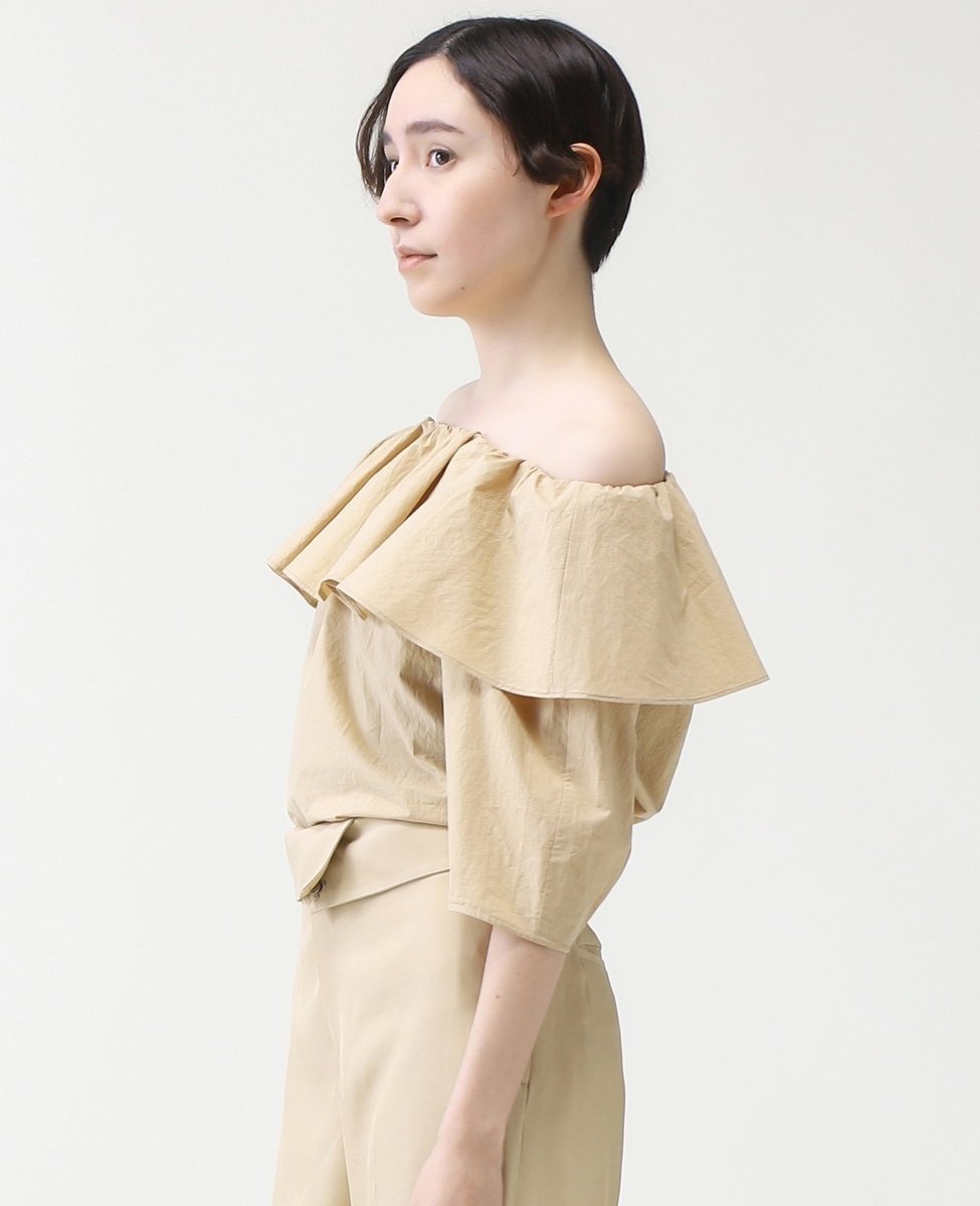 SALE／50%OFF】martinique martinique/ラッフル2wayブラウス