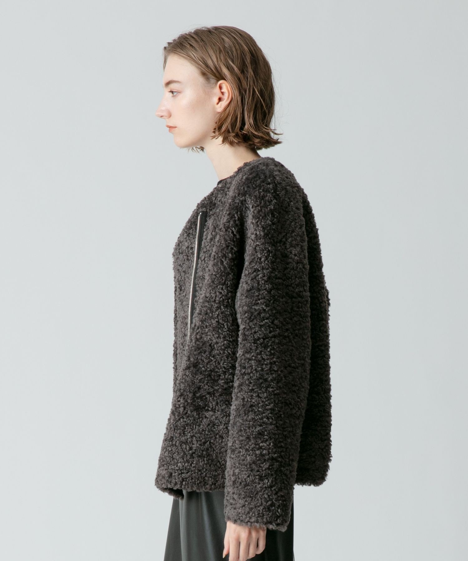 SALE／30%OFF】allureville フェイクプードルファーブルゾン