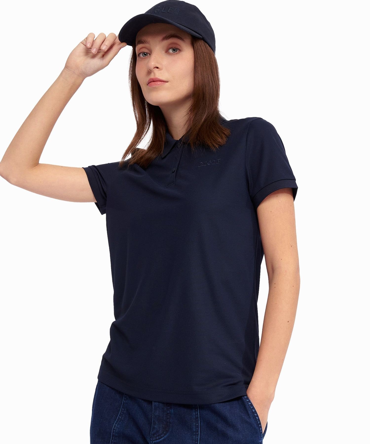 AIGLE / エーグル 接触冷感 COOL TOUCH ワンポイントバードロゴ 半袖Tシャツ セール】接触冷感 COOL TOUCH ワンポイントバードロゴ 半袖T
