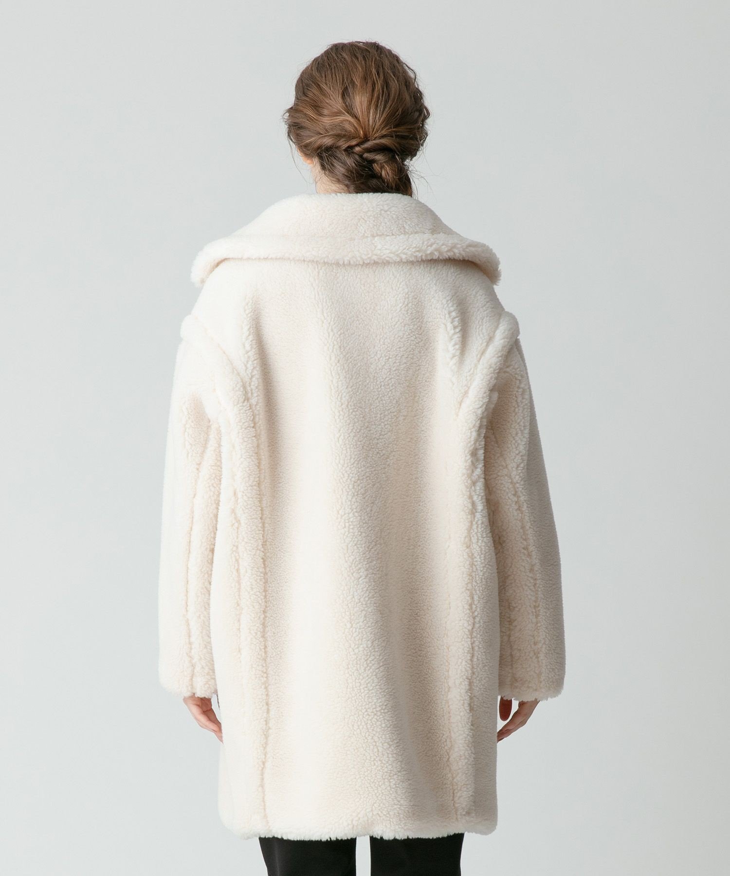 SALE／30%OFF】allureville ウールMIXボアピーコート アルアバイル  