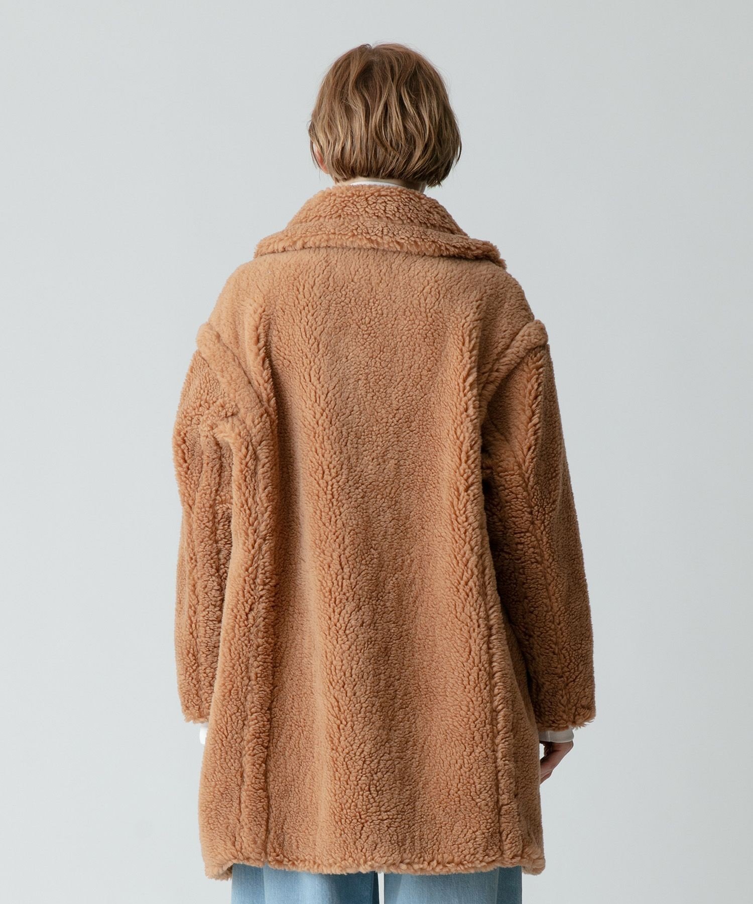 SALE／30%OFF】allureville ウールMIXボアピーコート アルアバイル 