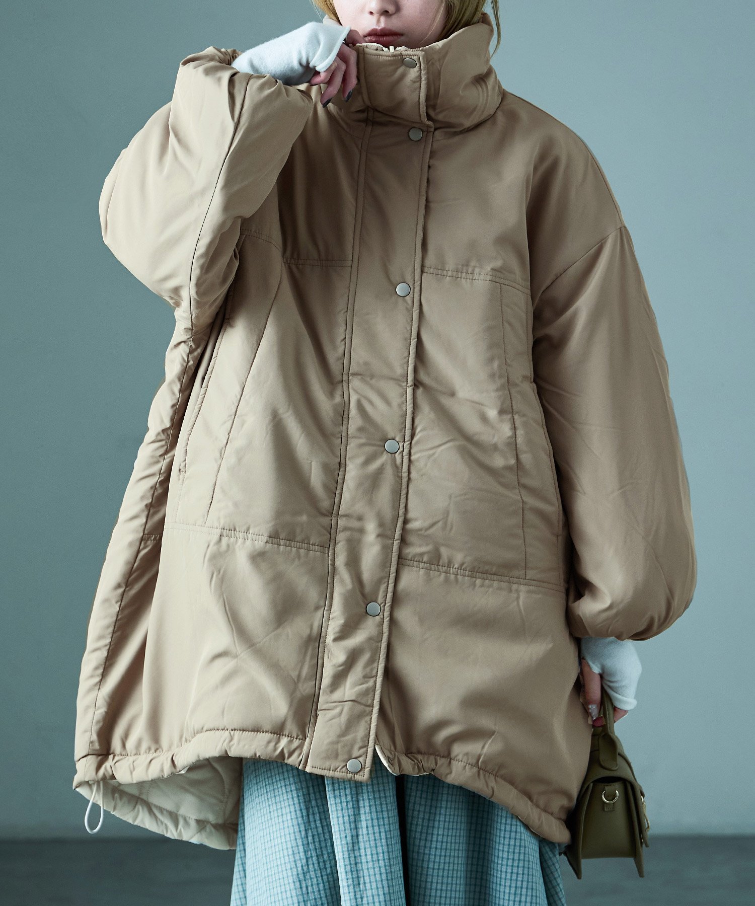 新品タグ付 cen. 2wayフーディシャツブルゾン cen.made in Japan/2WAY