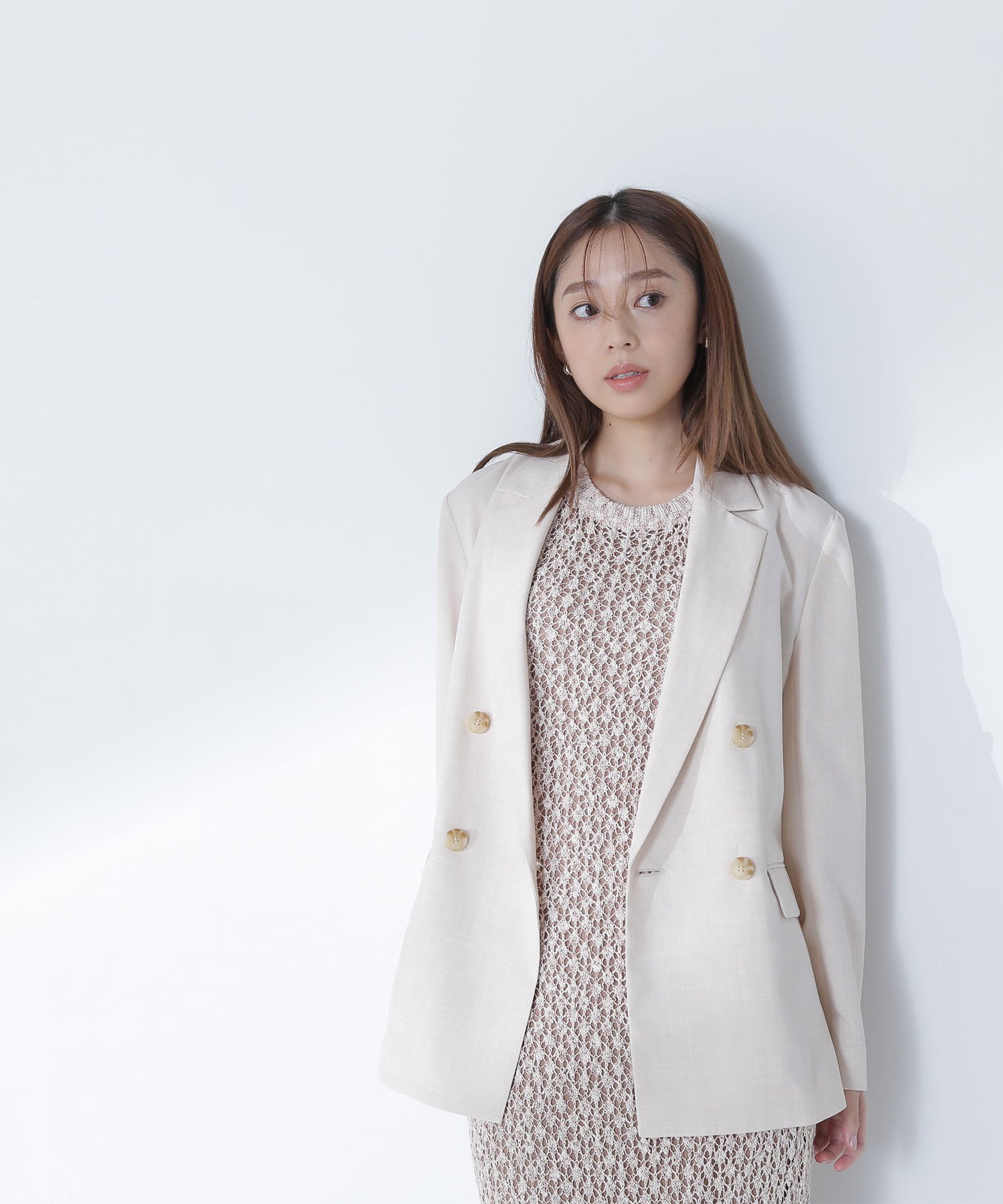 NATURAL BEAUTY BASIC ◇ライトボクシーダブルジャケット NATURAL BEAUTY BASIC｜ライトボクシーダブルジャケット