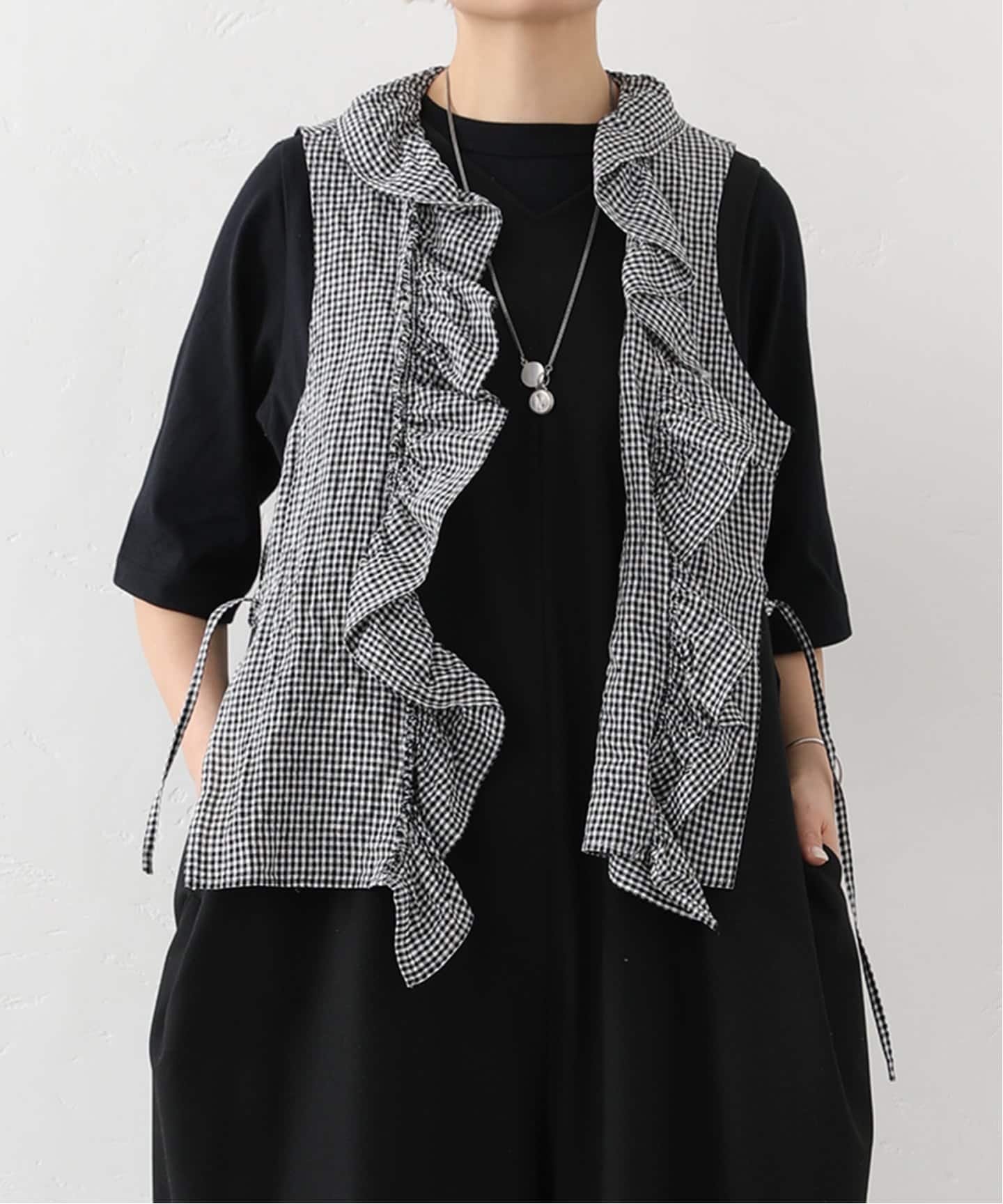 楽天市場】《予約》リネンワッシャー フリルジレ journal standard