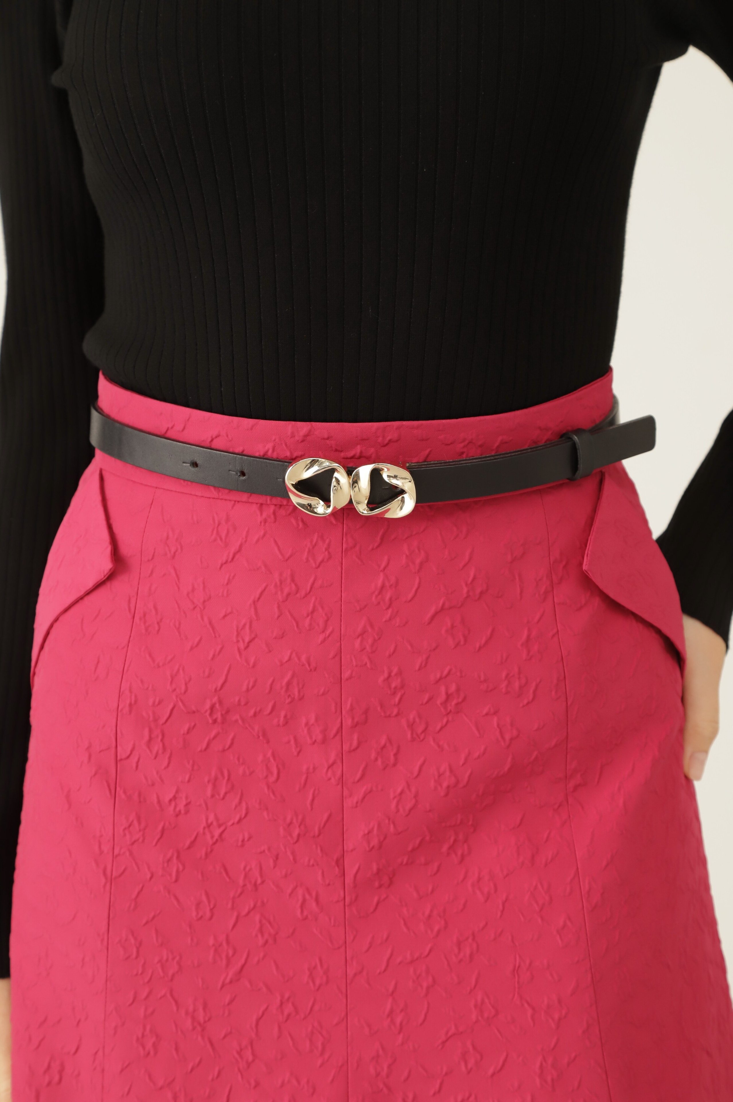 楽天市場】ツイストバックル細ベルト PINKY&DIANNE ピンキー アンド