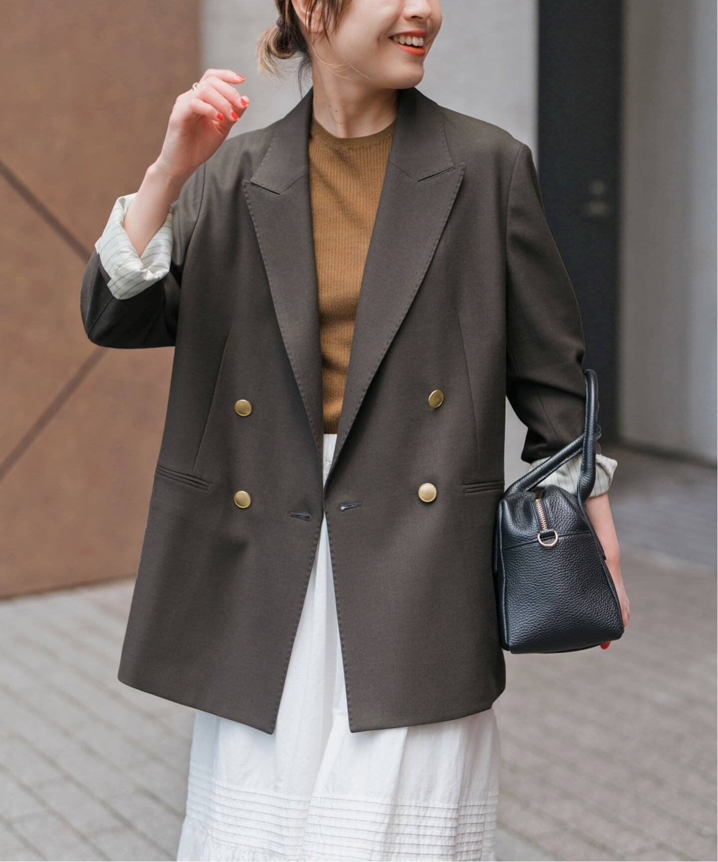 楽天市場】【SALE／60%OFF】ミラノツイルピークドカラージャケット