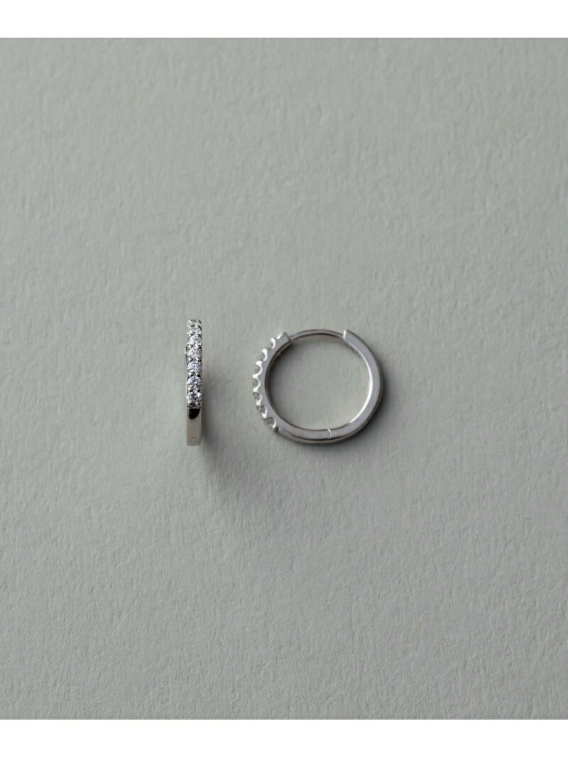 楽天市場】K18YG ダイヤモンド フープ ピアス ete エテ アクセサリー